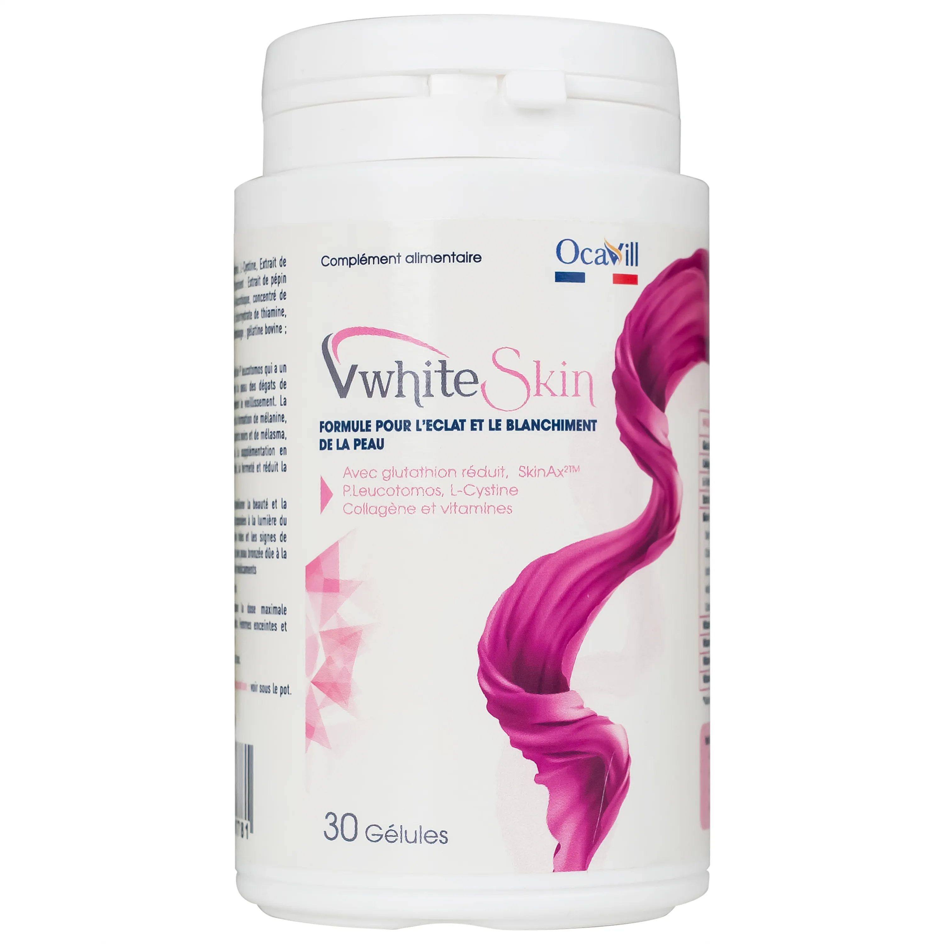 VIÊN UỐNG ĐẸP DA GIÚP TĂNG ĐÀN HỒI, GIẢM LÃO HÓA DA VWHITESKIN OCAVILL 30V 11