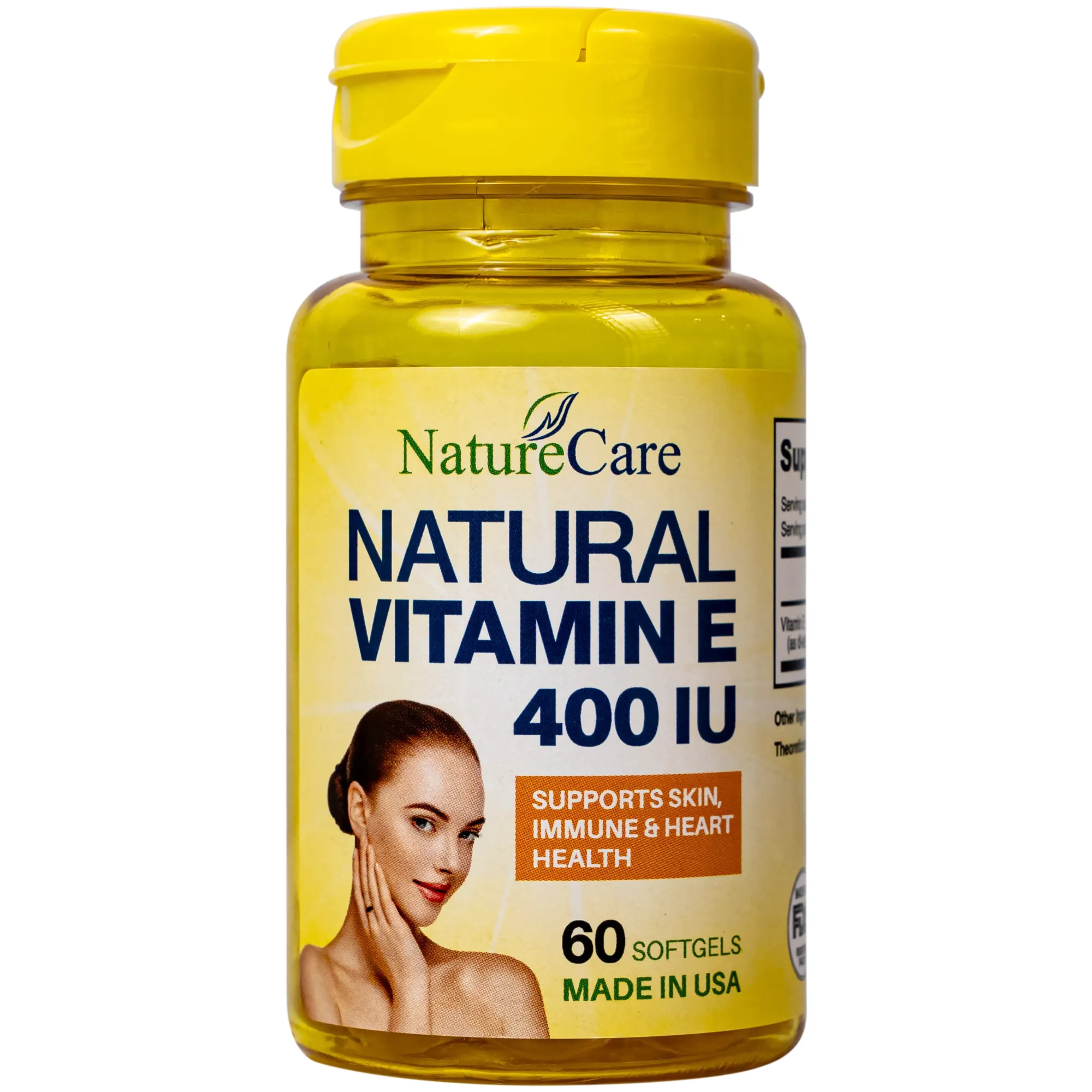 VIÊN UỐNG ĐẸP DA NATURAL VITAMIN E 400IU NATURECARE 60V 6