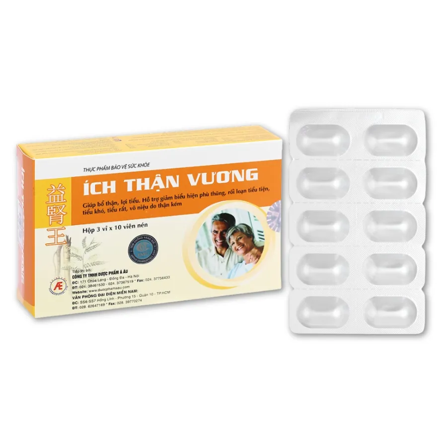 Viên uống Ích Thận Vương Á Âu bổ thận, lợi tiểu (30 viên) 2