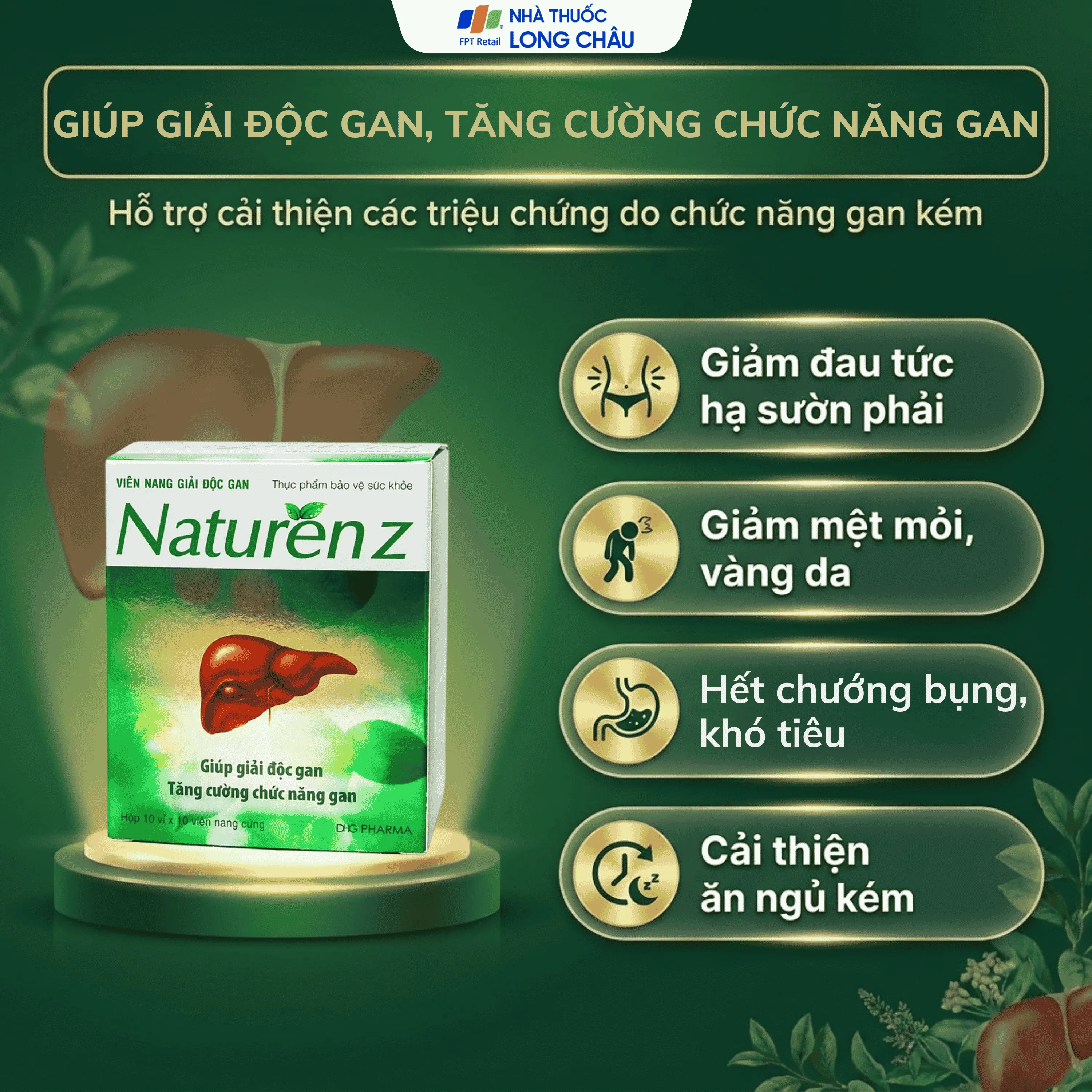 VIÊN UỐNG BỔ GAN NATUREN Z DHG 10X10 3