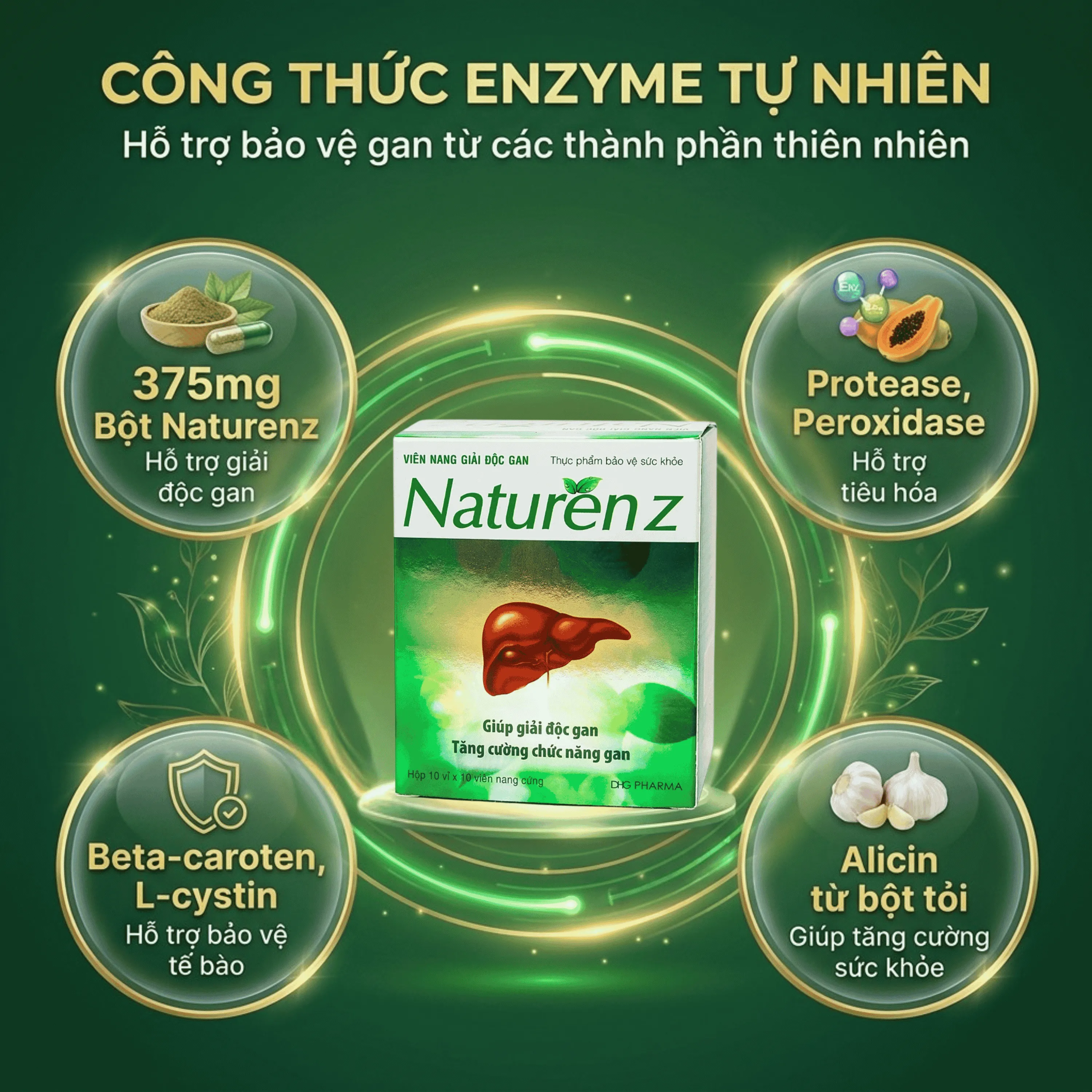 VIÊN UỐNG BỔ GAN NATUREN Z DHG 10X10 4