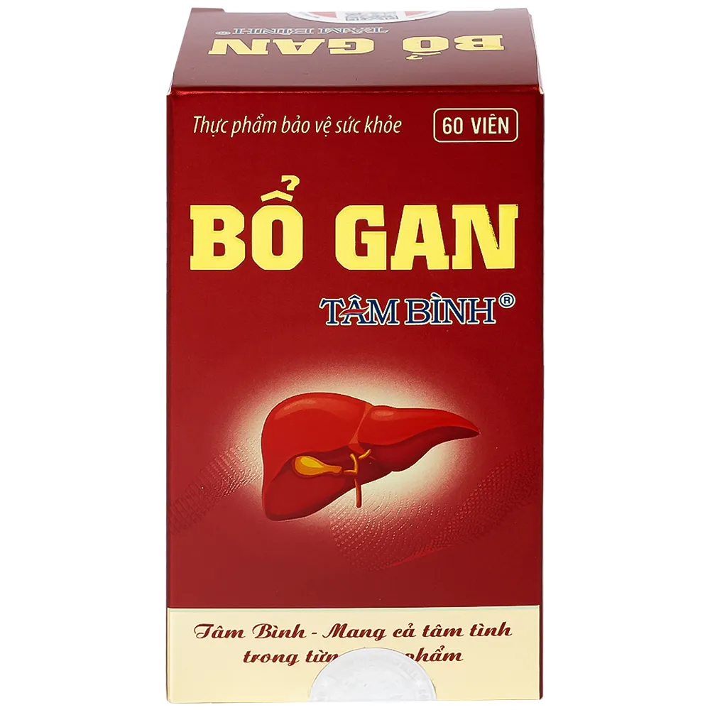 VIÊN UỐNG BỔ GAN TÂM BÌNH 60V 6
