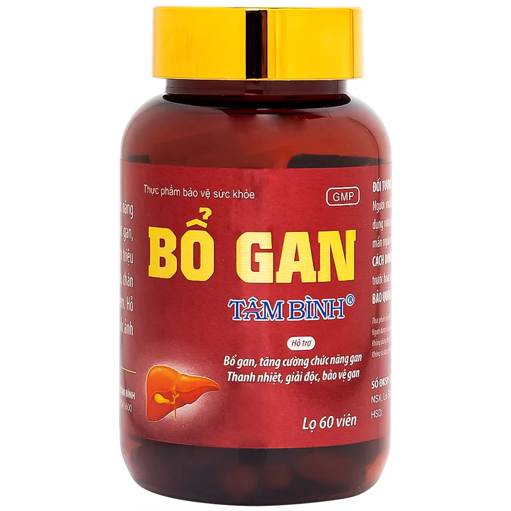 VIÊN UỐNG BỔ GAN TÂM BÌNH 60V 10
