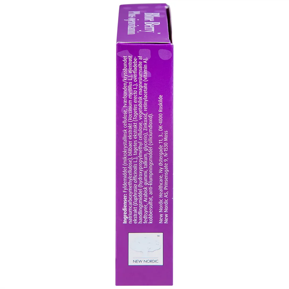 VIÊN UỐNG BỔ MẮT, CẢI THIỆN THỊ LỰC BLUE BERRY PLUS OJENVITAMIN NEW NORDIC 2X20 7