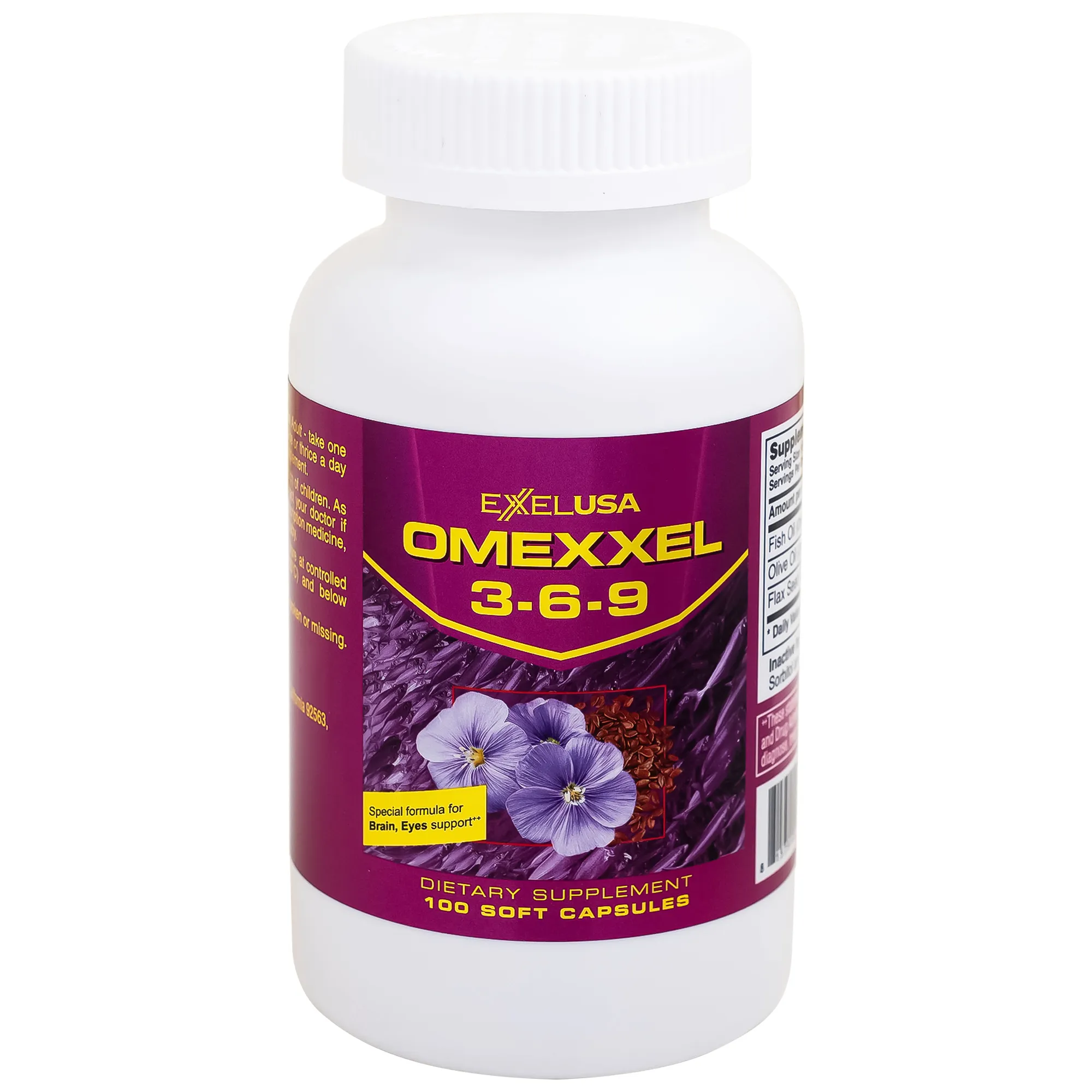 VIÊN UỐNG BỔ MẮT, TỐT CHO TRÍ NÃO, TIM MẠCH OMEXXEL 3-6-9 EXCELIFE 100V 13