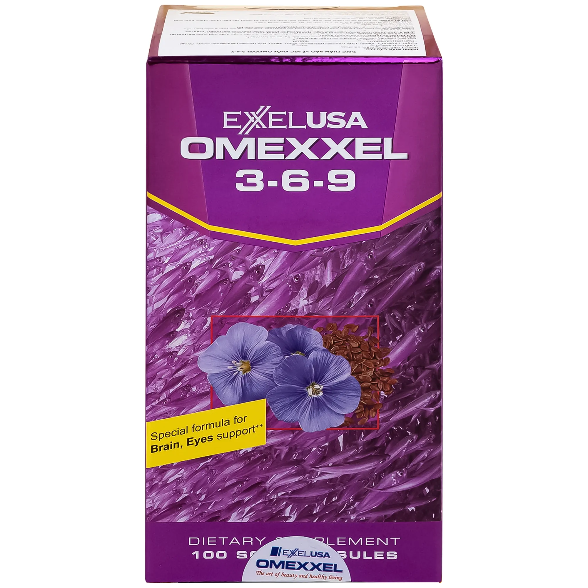 VIÊN UỐNG BỔ MẮT, TỐT CHO TRÍ NÃO, TIM MẠCH OMEXXEL 3-6-9 EXCELIFE 100V 9