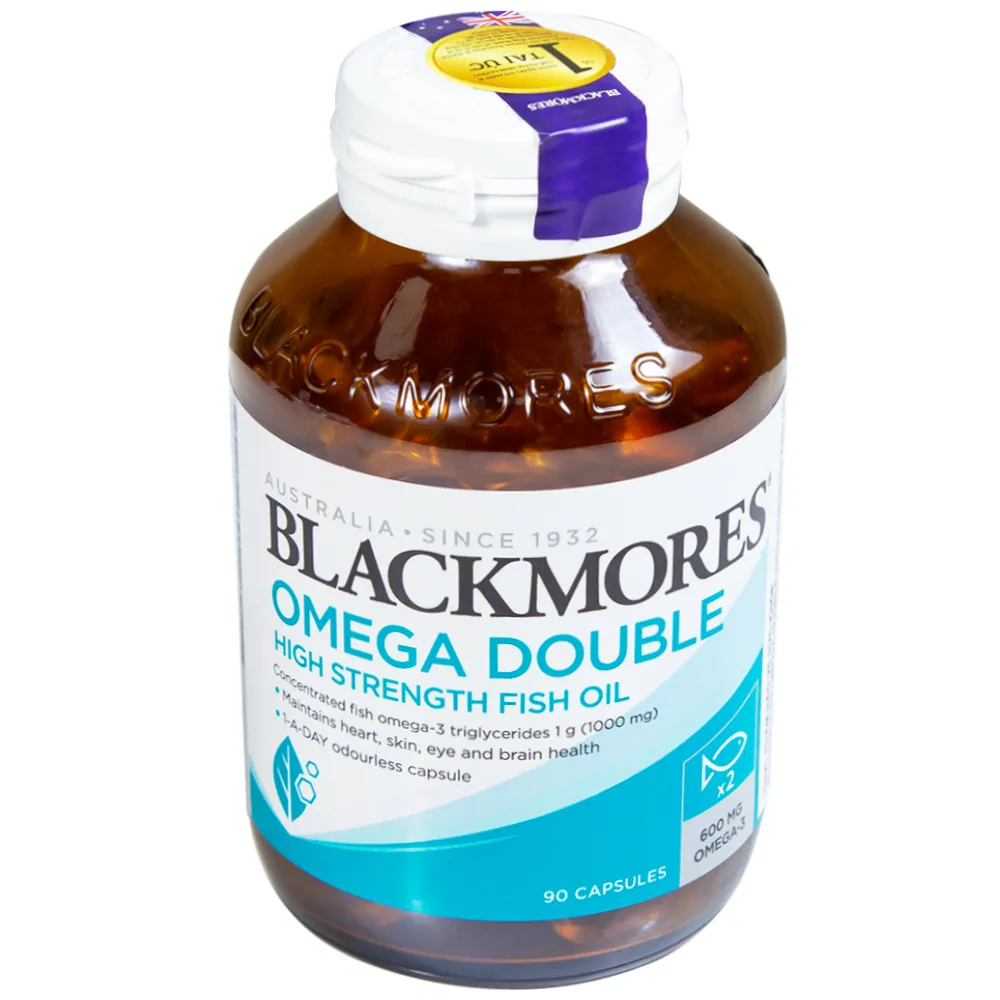 VIÊN UỐNG BỔ MẮT BLACKMORES OMEGA DOUBLE HIGH STRENGTH FISH OIL 90V 7