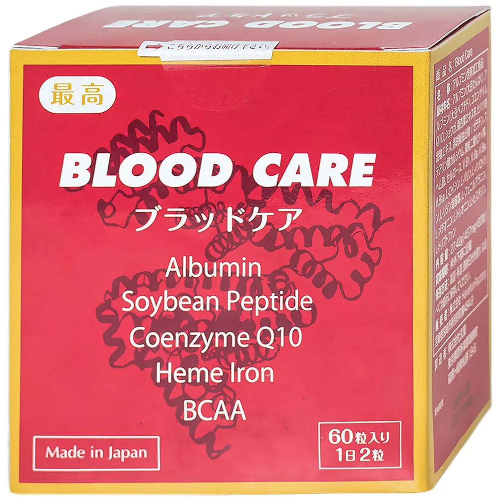 VIÊN UỐNG BỔ MÁU BLOOD CARE JPANWELL 60V 4