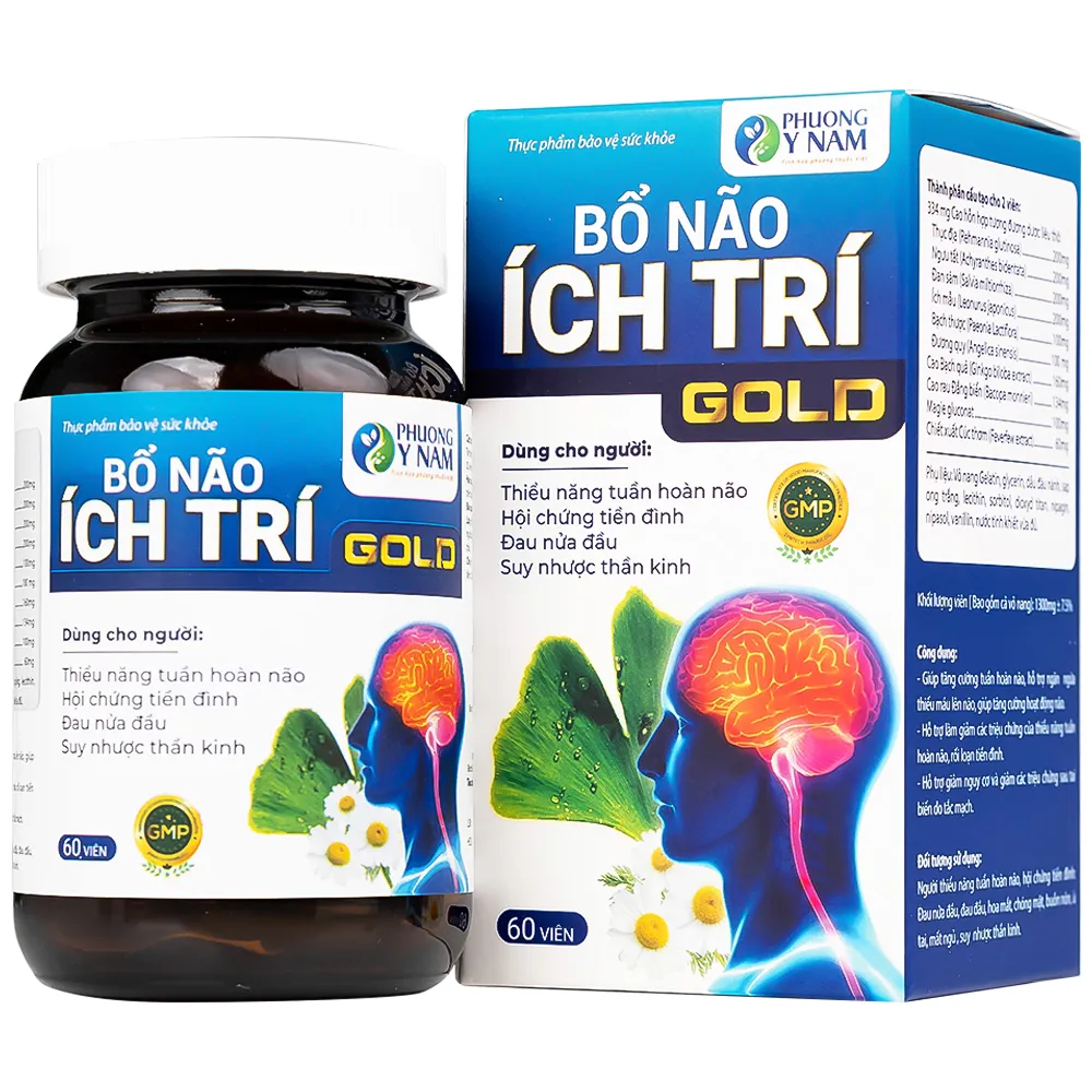 VIÊN UỐNG BỔ NÃO ÍCH TRÍ GOLD 60V