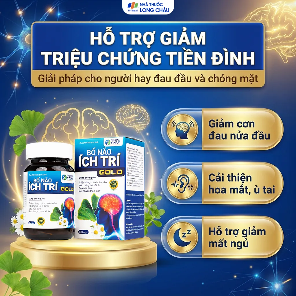 VIÊN UỐNG BỔ NÃO ÍCH TRÍ GOLD 60V 3
