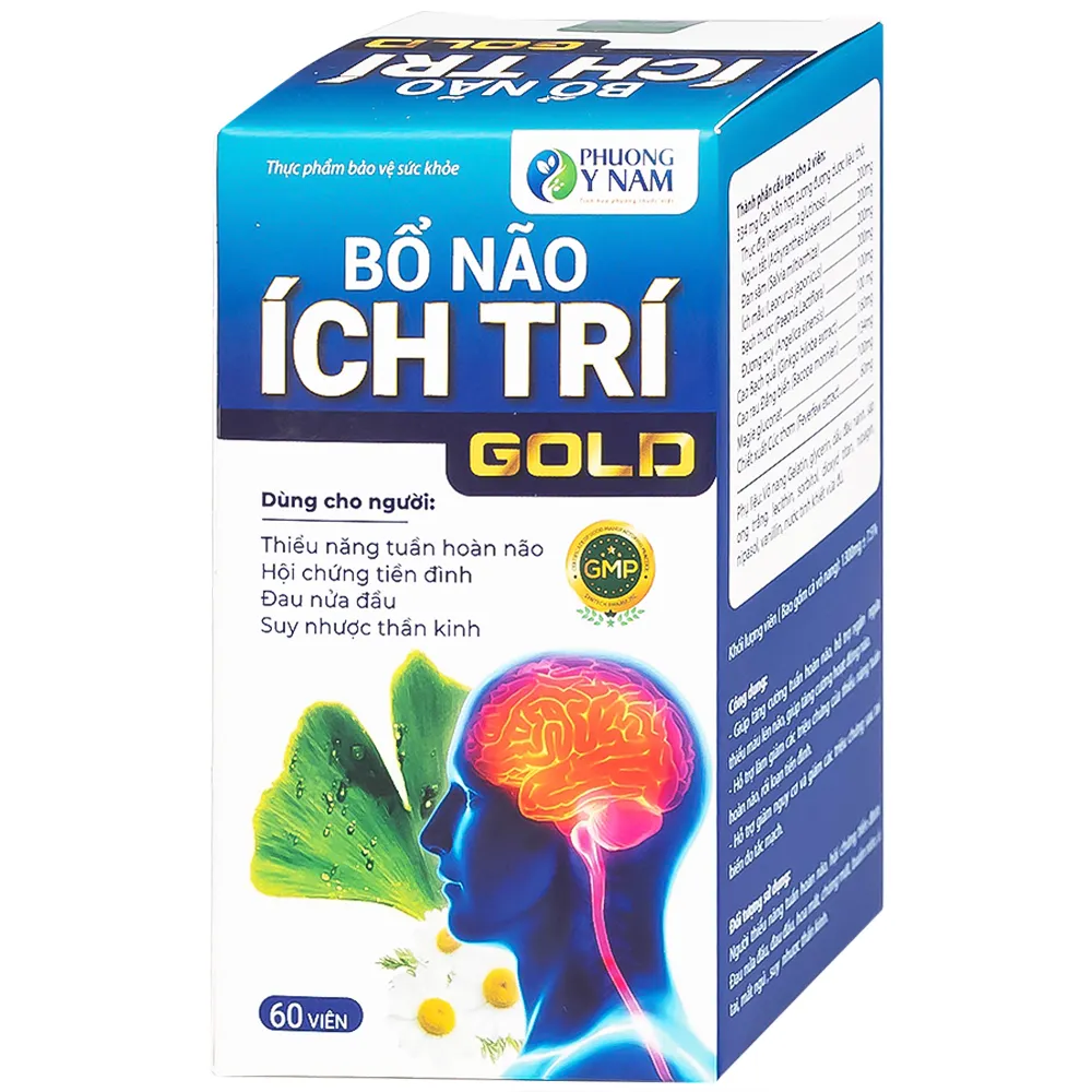 VIÊN UỐNG BỔ NÃO ÍCH TRÍ GOLD 60V 6