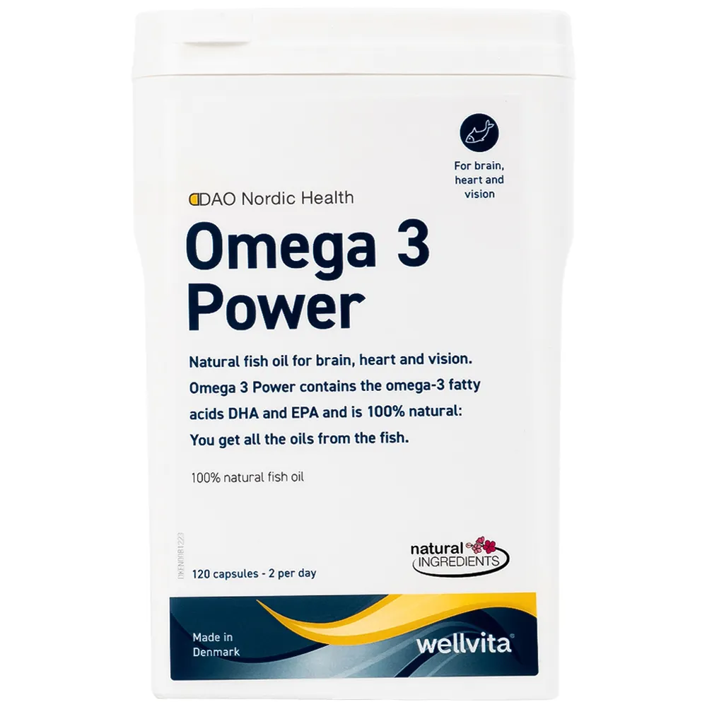 VIÊN UỐNG BỔ NÃO, TIM MẠCH, TĂNG THỊ LỰC VÀ TRÍ NHỚ OMEGA 3 POWER 120V