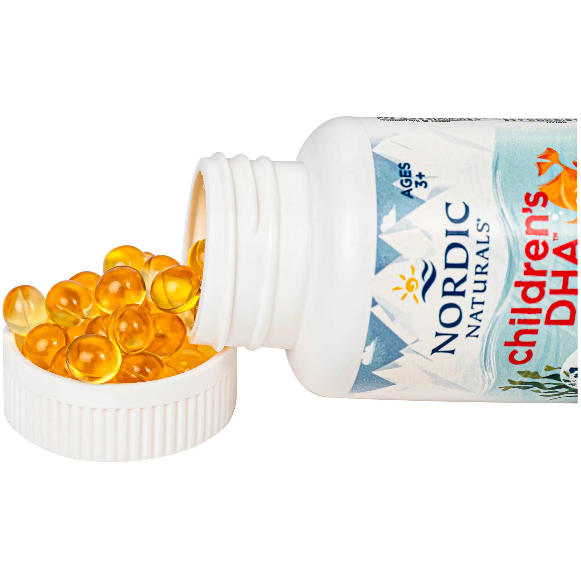 VIÊN UỐNG BỔ NÃO CHO TRẺ NORDIC NATURALS CHILDREN'S DHA STRAWBERRY FLAVOR 90V 15