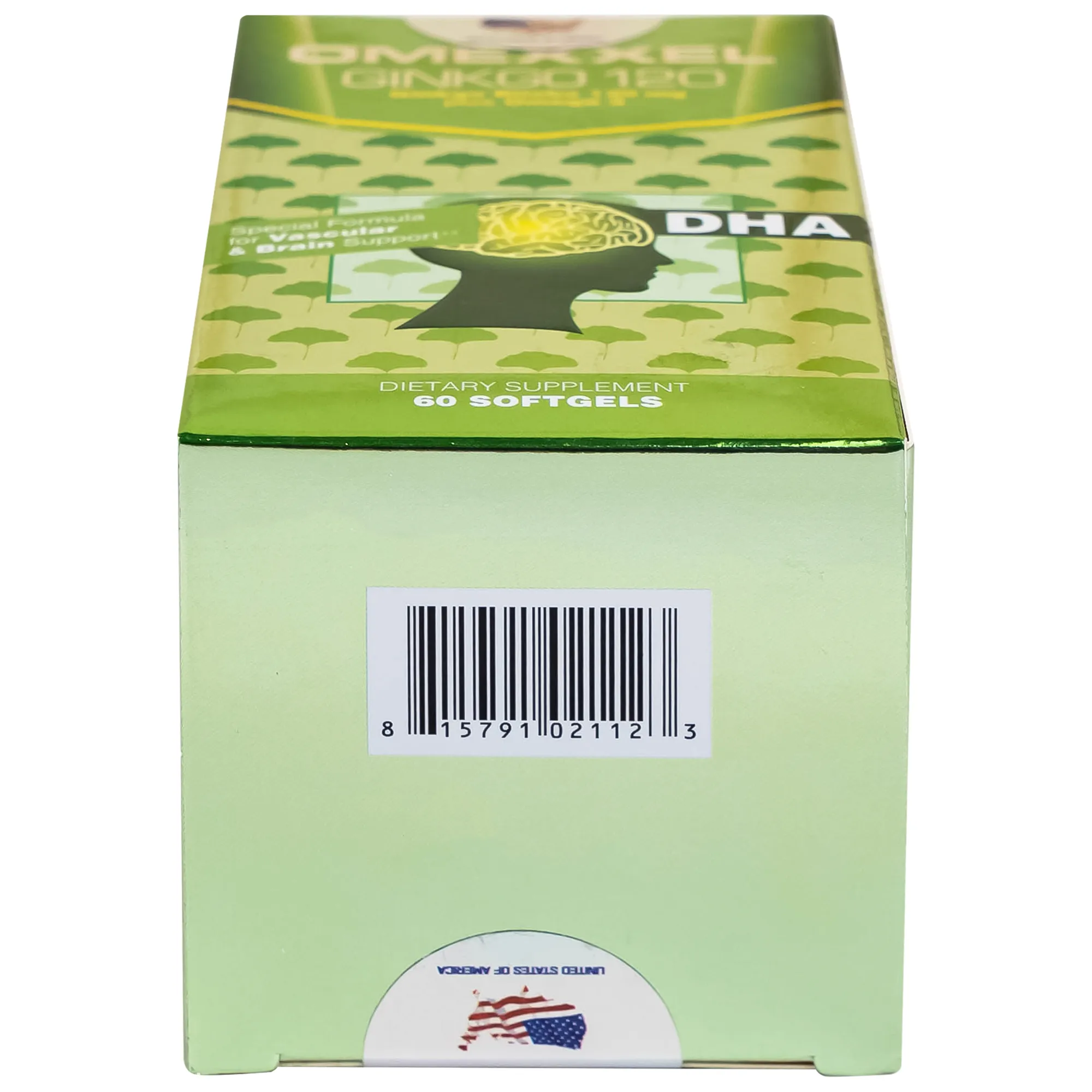 VIÊN UỐNG BỔ NÃO OMEXXEL GINKGO 120 60V 12