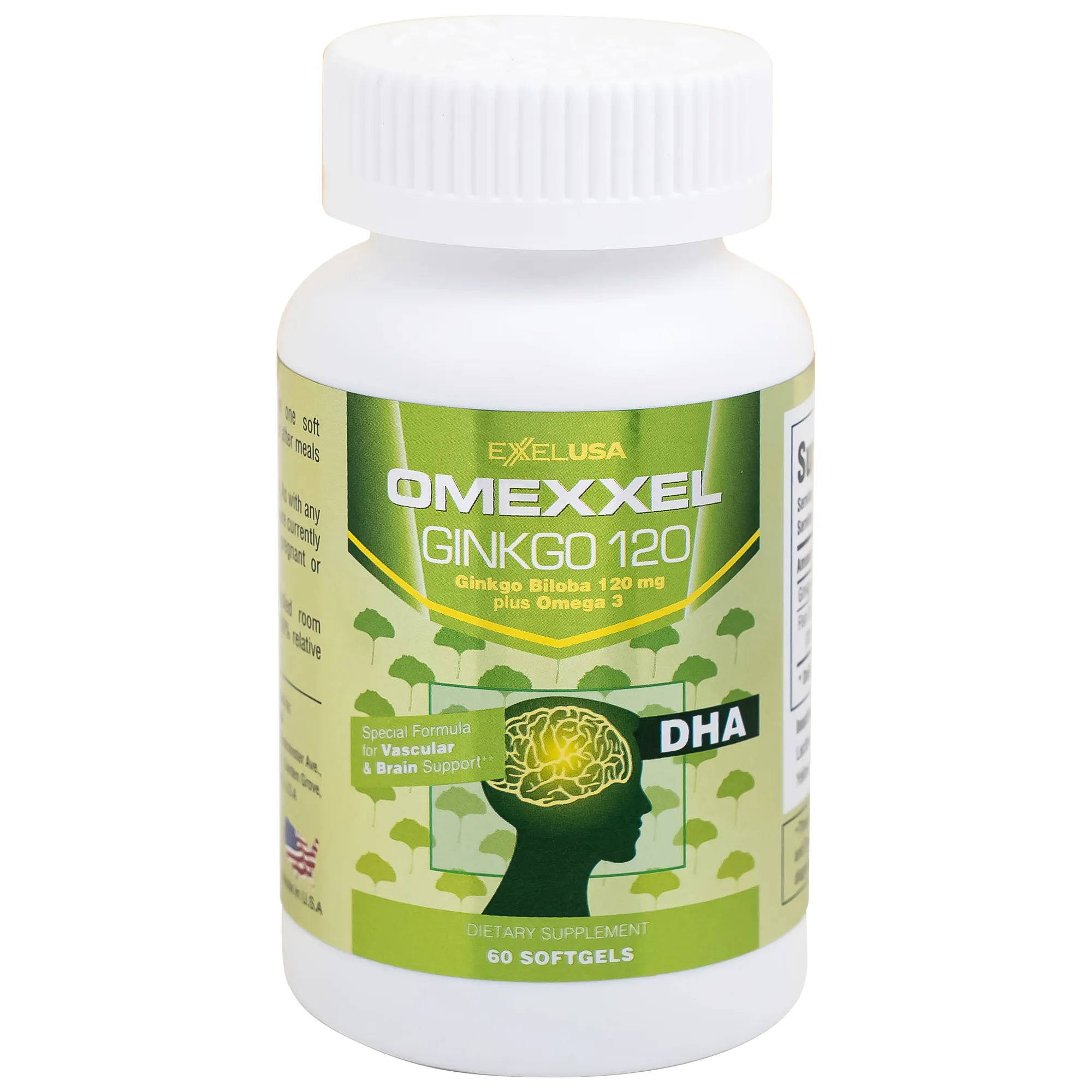 VIÊN UỐNG BỔ NÃO OMEXXEL GINKGO 120 60V 13