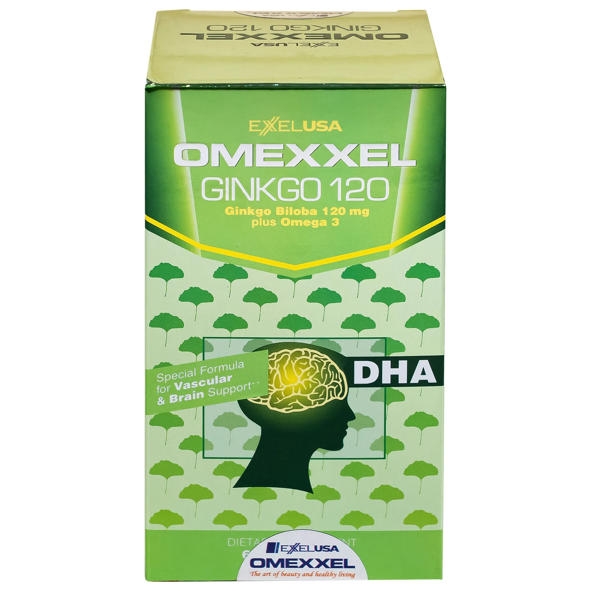 VIÊN UỐNG BỔ NÃO OMEXXEL GINKGO 120 60V 8