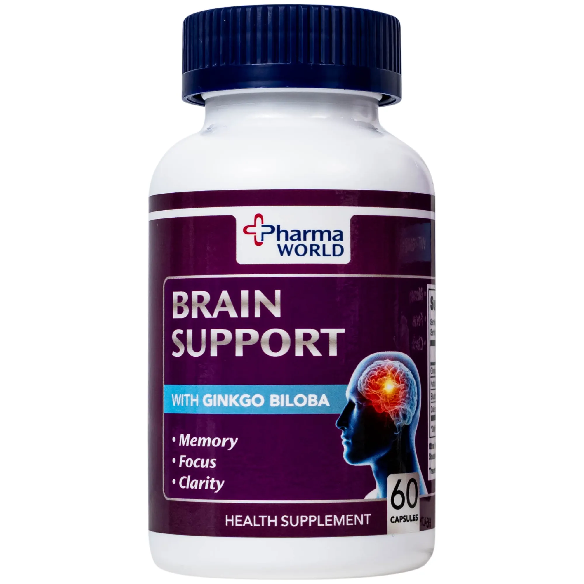 VIÊN UỐNG BỔ NÃO PHARMA WORLD BRAIN SUPPORT 60V 7