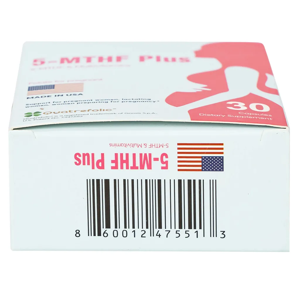 VIÊN UỐNG BỔ SUNG 5-MTHF, VITAMIN, KHOÁNG CHẤT 5-MTHF PLUS QUATREFOLIC 3X10 5