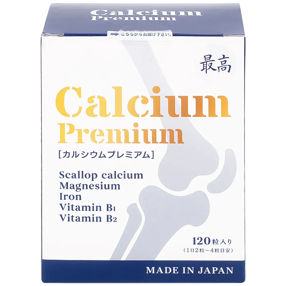 VIÊN UỐNG BỔ SUNG CANXI, GIẢM NGUY CƠ LOÃNG XƯƠNG CALCIUM PREMIUM JPANWELL 120V 10