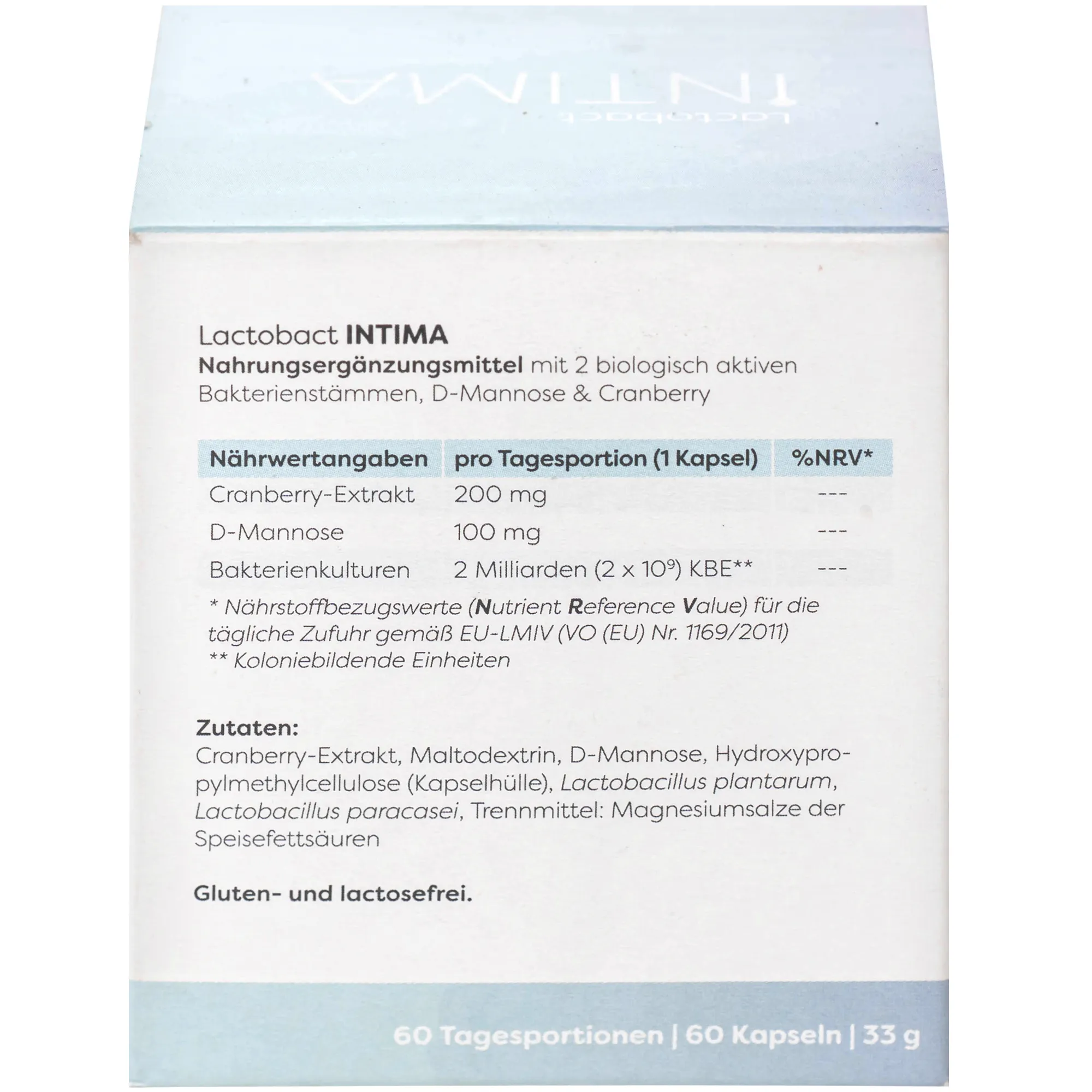 VIÊN UỐNG BỔ SUNG LỢI KHUẨN CHO PHỤ NỮ LACTOBACT INTIMA 60V 10