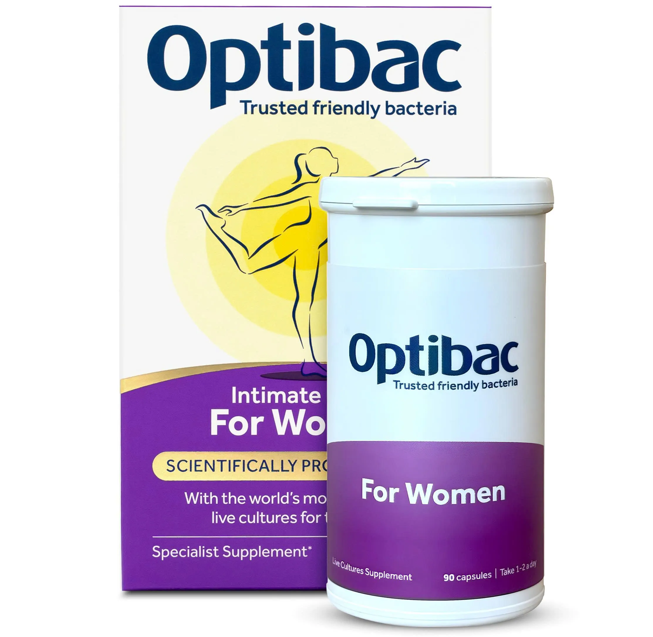 VIÊN UỐNG BỔ SUNG LỢI KHUẨN CHO NỮ GIỚI OPTIBAC FOR WOMEN 90V