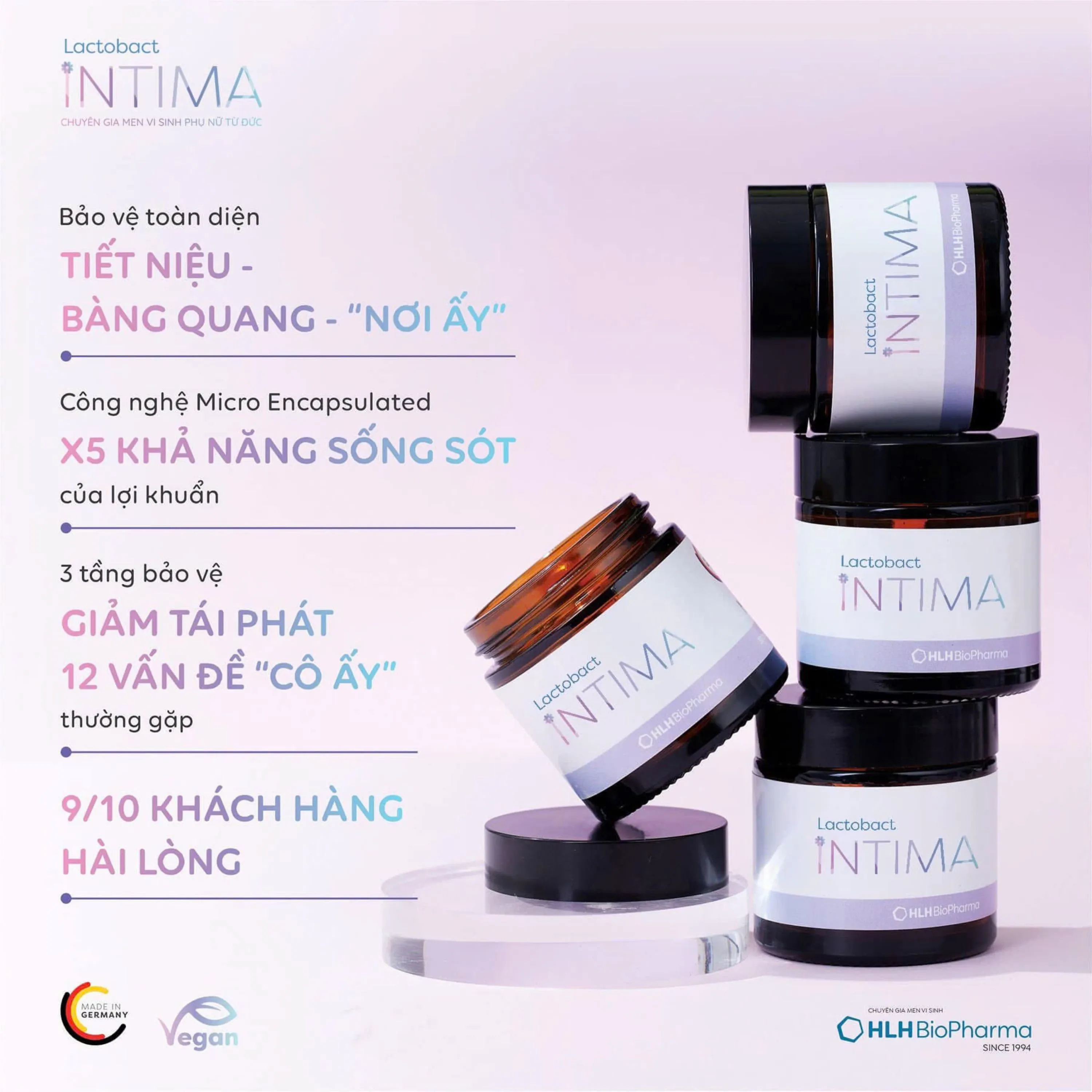 VIÊN UỐNG BỔ SUNG LỢI KHUẨN CHO PHỤ NỮ LACTOBACT INTIMA 30V 2