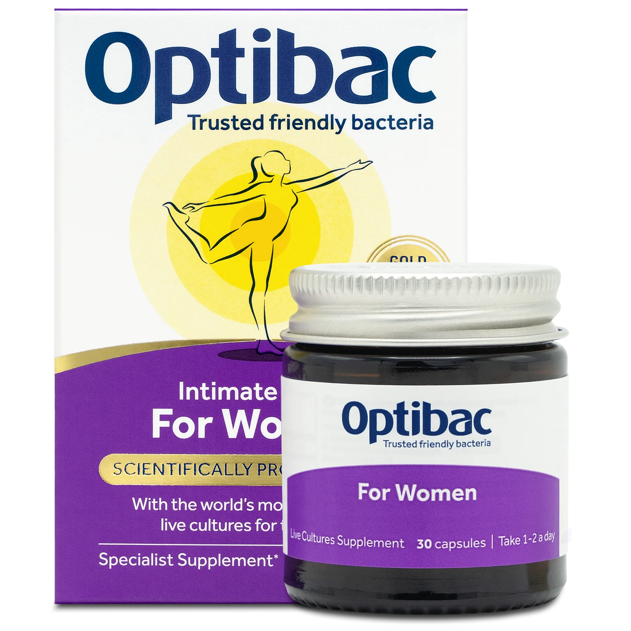 VIÊN UỐNG BỔ SUNG LỢI KHUẨN CHO NỮ GIỚI OPTIBAC FOR WOMEN 30V