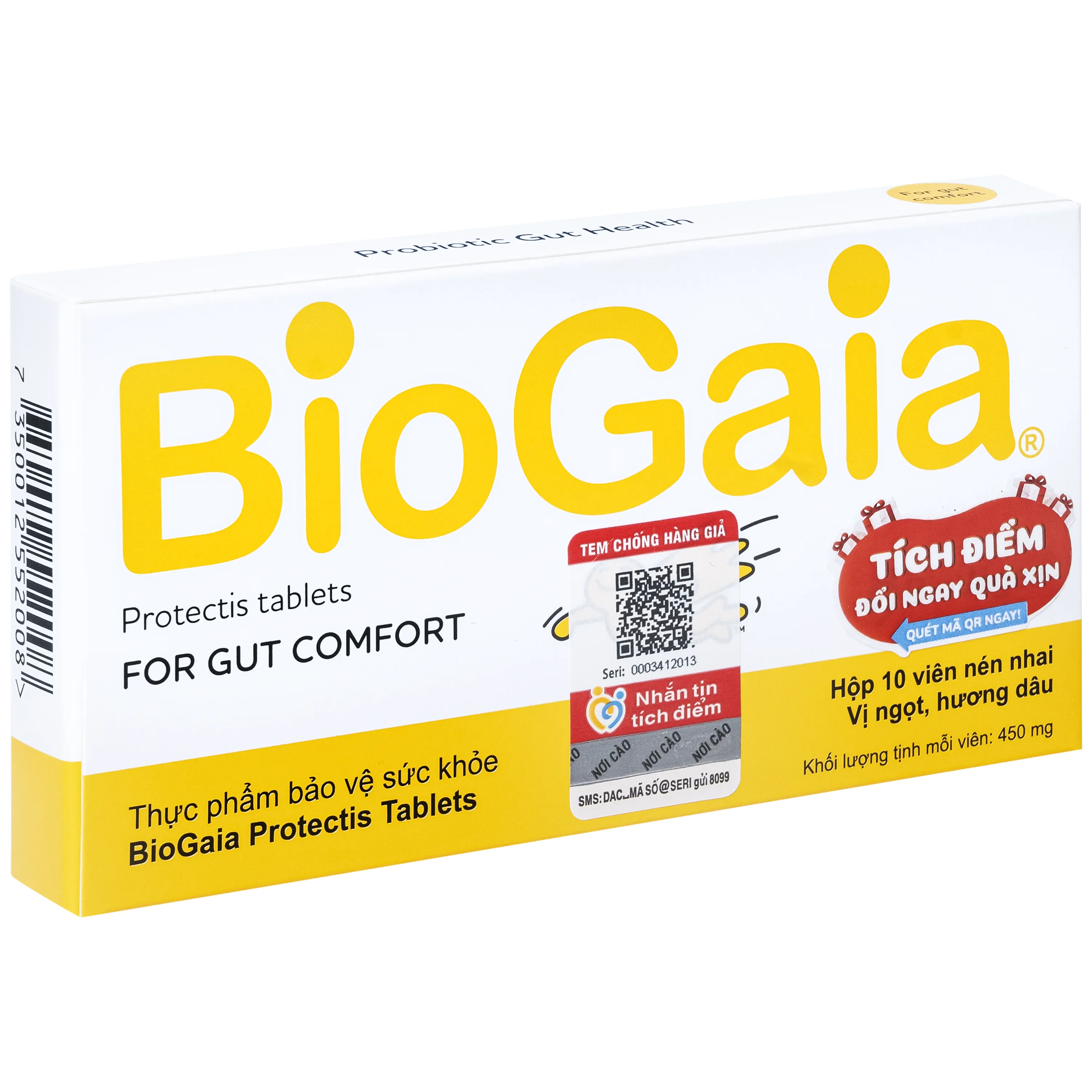 VIÊN UỐNG BỔ SUNG LỢI KHUẨN CHO ĐƯỜNG TIÊU HÓA BIOGAIA PROTECTIS BIOVAGEN 10V 7