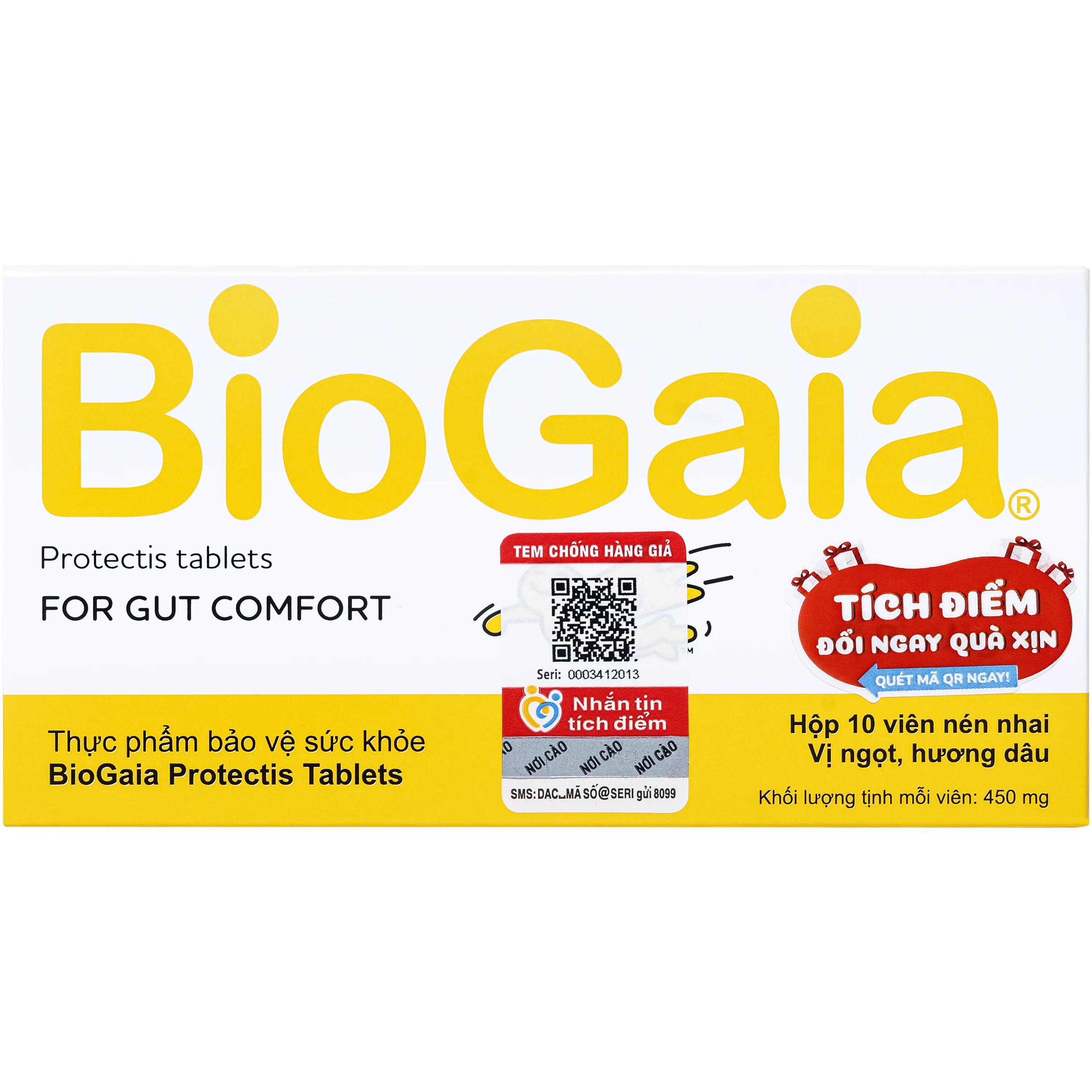 VIÊN UỐNG BỔ SUNG LỢI KHUẨN CHO ĐƯỜNG TIÊU HÓA BIOGAIA PROTECTIS BIOVAGEN 10V 8