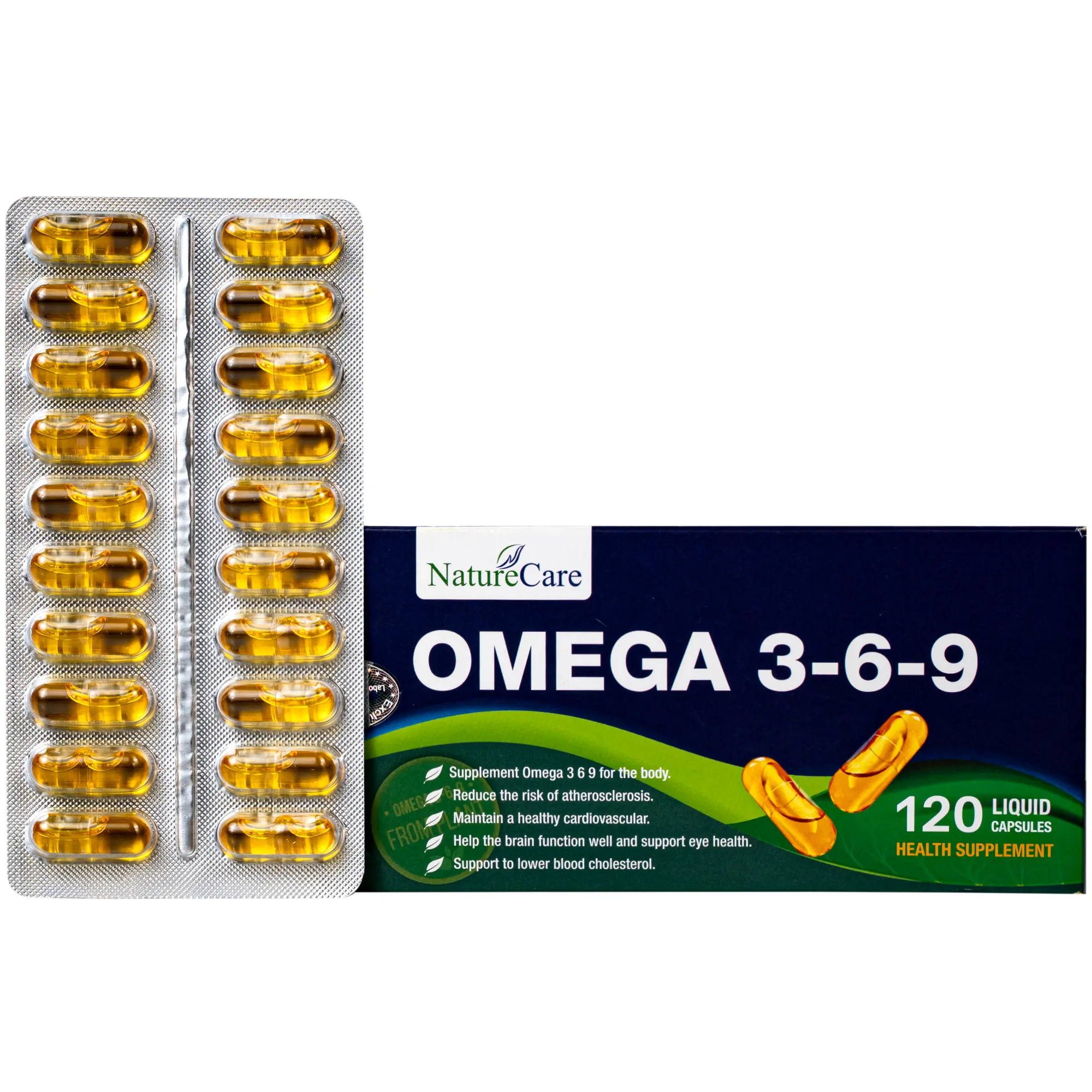 VIÊN UỐNG BỔ SUNG OMEGA 3-6-9 NATURECARE 6X20