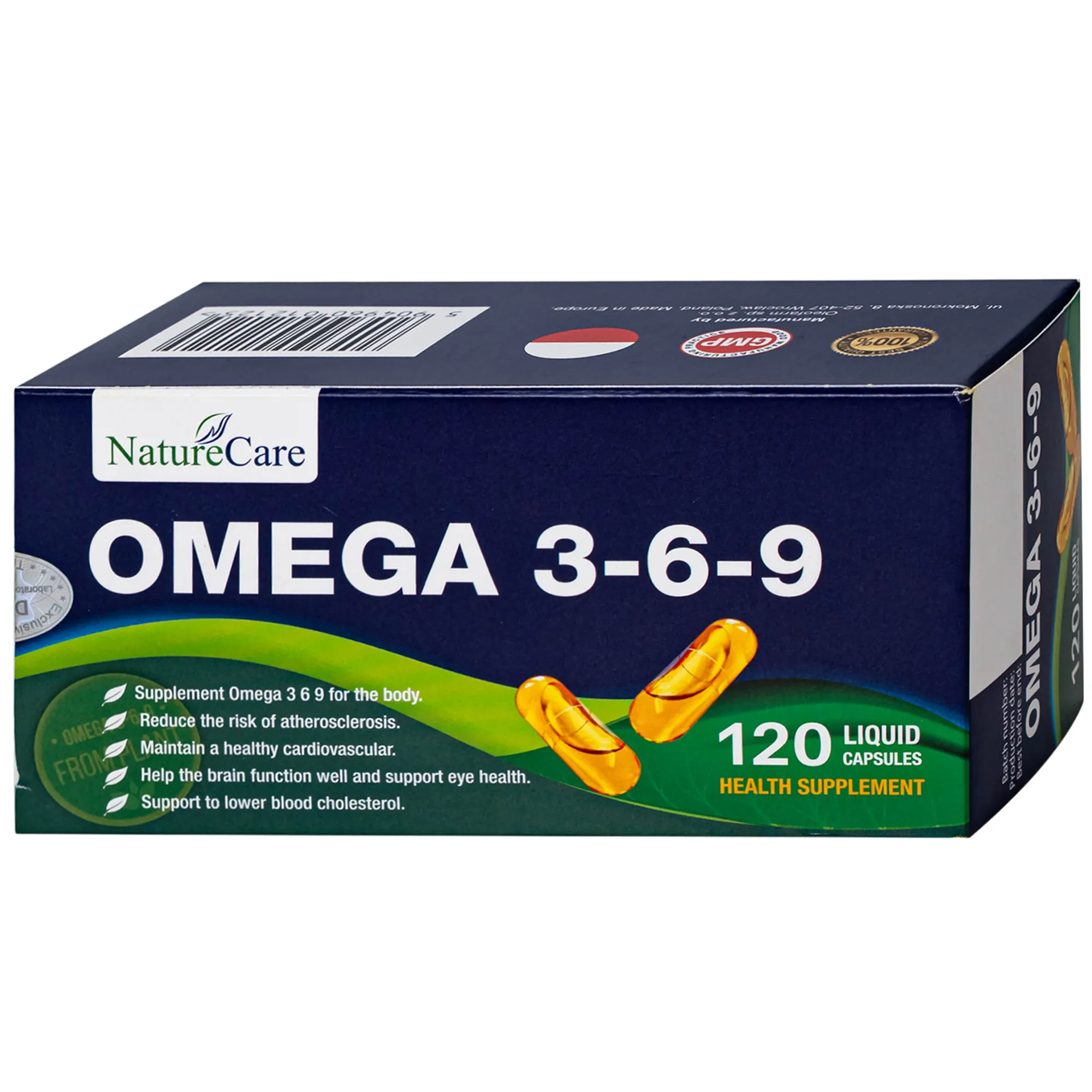 VIÊN UỐNG BỔ SUNG OMEGA 3-6-9 NATURECARE 6X20 5