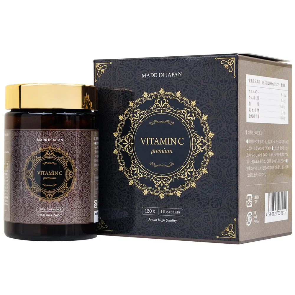 VIÊN UỐNG BỔ SUNG VITAMIN C, HẠN CHẾ OXY HÓA, TĂNG ĐỀ KHÁNG VITAMIN C PREMIUM KENKO 120V