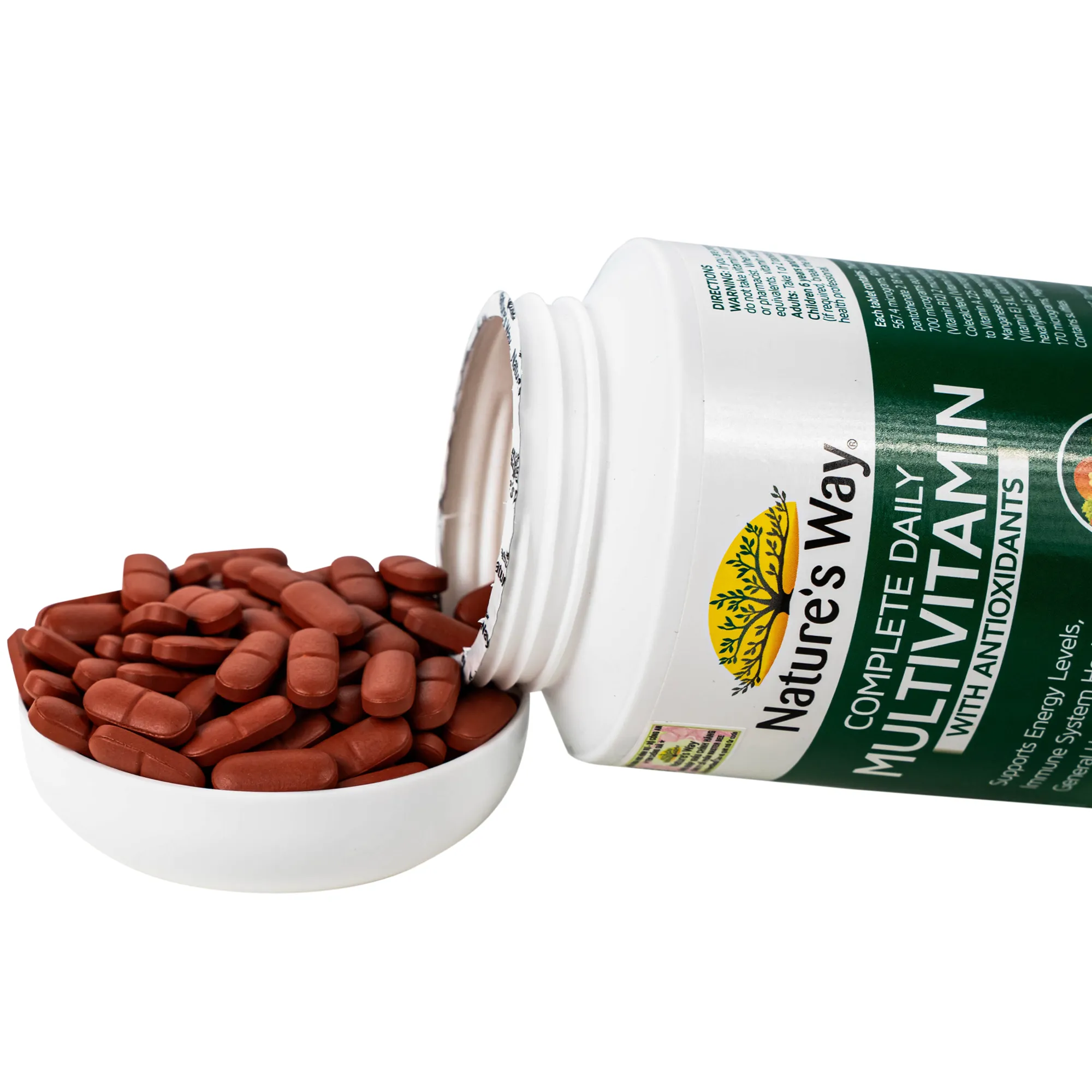 VIÊN UỐNG BỔ SUNG VITAMIN VÀ KHOÁNG CHẤT, GIÚP TĂNG ĐỀ KHÁNG NATURE'S WAY COMPLETE DAILY MULTIVITAMIN 200V 4