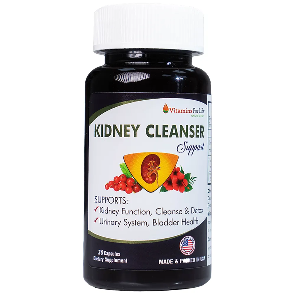VIÊN UỐNG BỔ THẬN KIDNEY CLEANSER SUPPORT VITAMINS FOR LIFE 30V 8