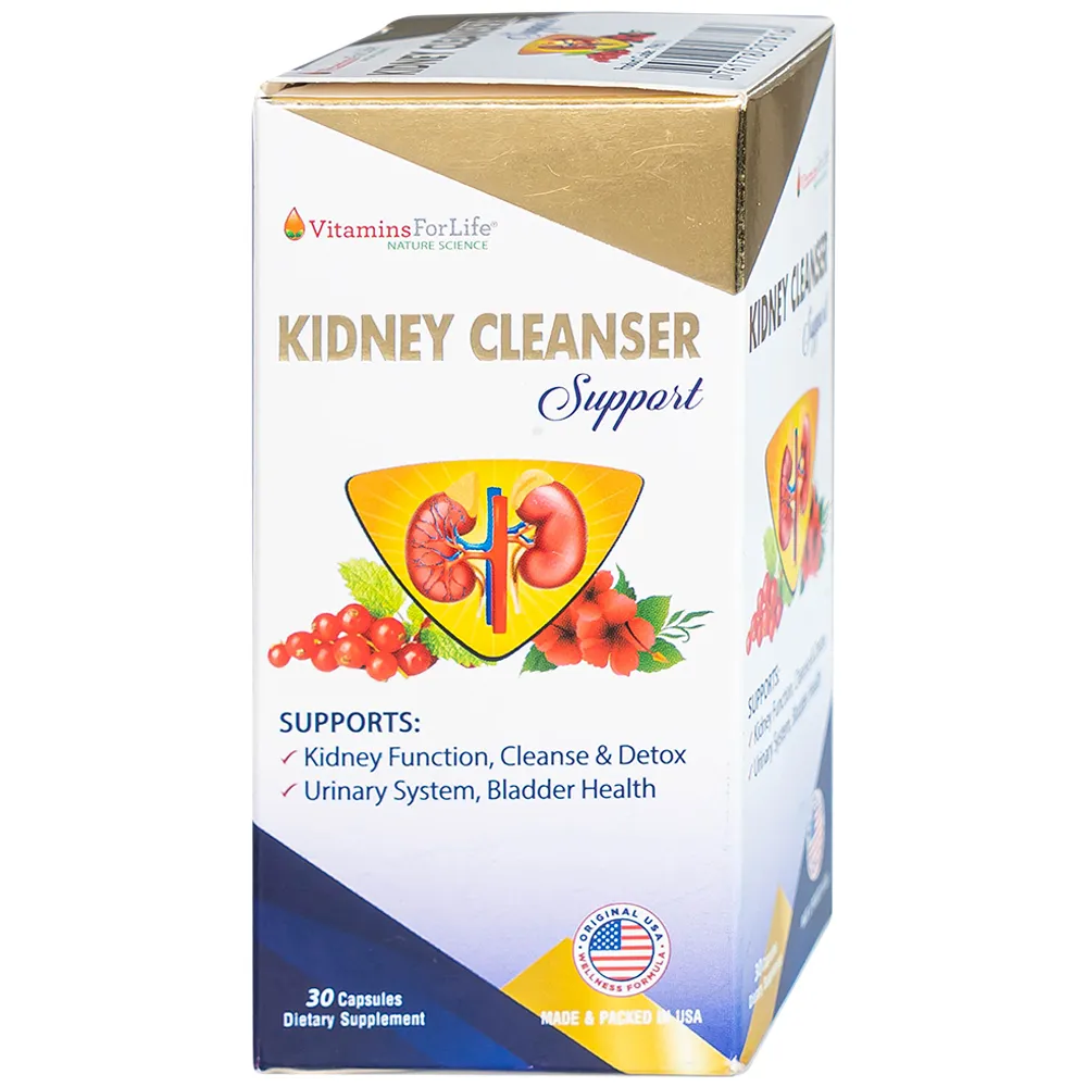 VIÊN UỐNG BỔ THẬN KIDNEY CLEANSER SUPPORT VITAMINS FOR LIFE 30V 9