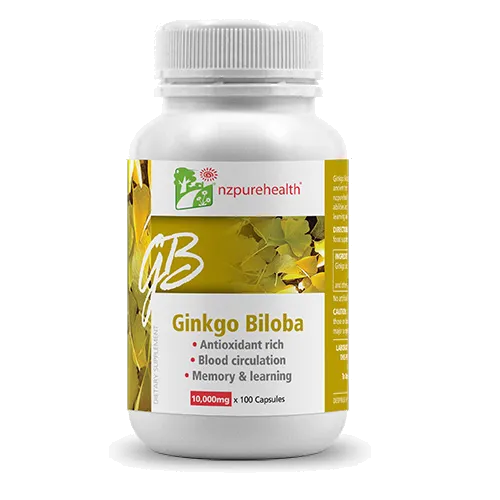 Viên uống bạch quả bổ não, tăng cường trí nhớ NZPurehealth Ginkgo Biloba