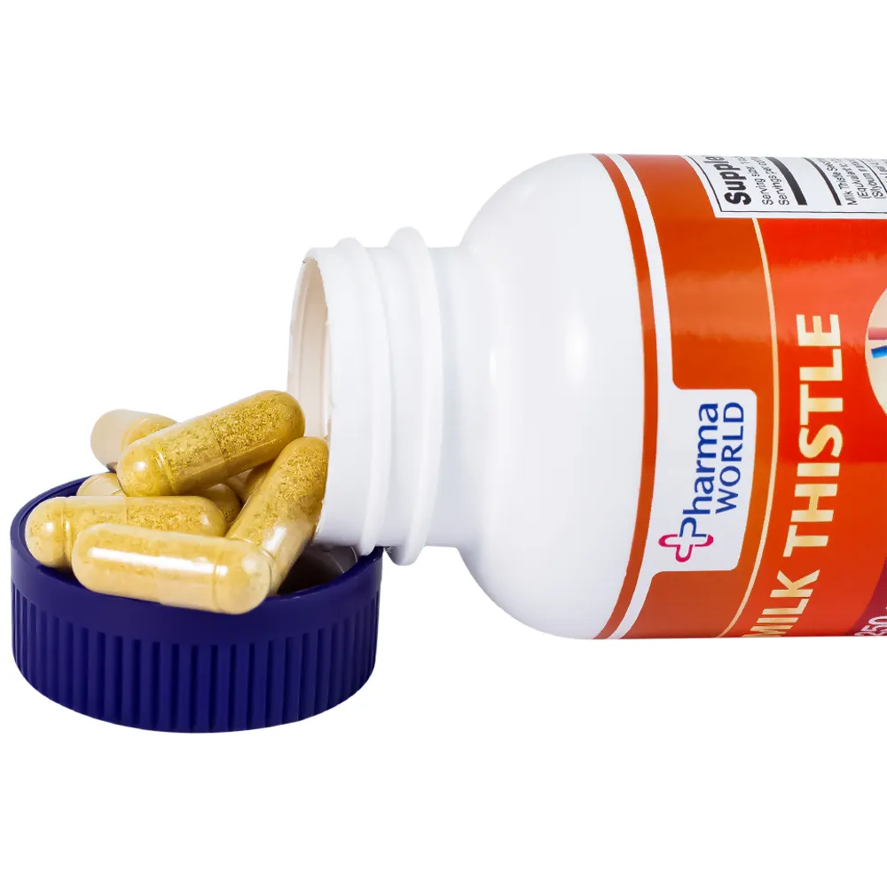 VIÊN UỐNG BẢO VỆ GAN PHARMA WORLD MILK THISTLE 60V 7