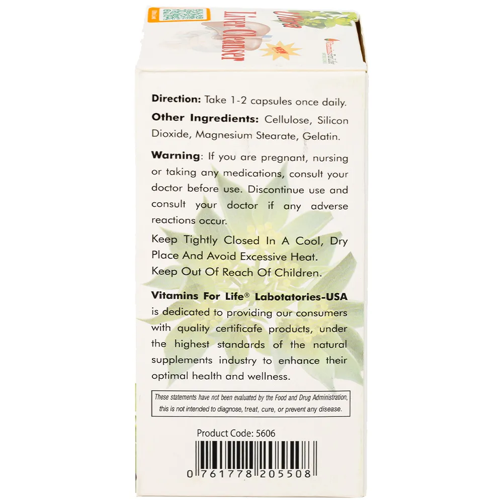 VIÊN UỐNG BẢO VỆ GAN ULTRA LIVER CLEANSER VITAMINS FOR LIFE 30V 9
