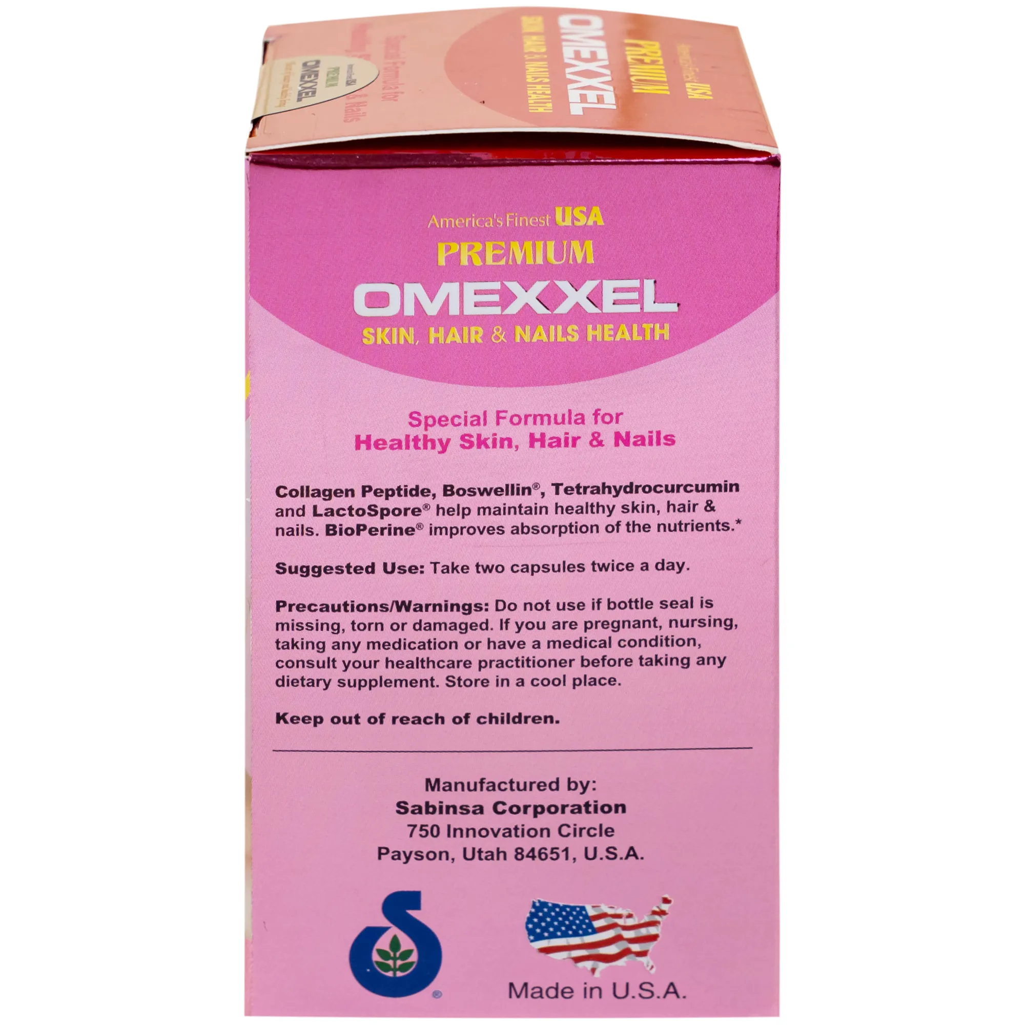 VIÊN UỐNG CẢI THIỆN DA, TÓC, MÓNG PREMIUM OMEXXEL SKIN, HAIR & NAILS HEALTH 60V 11