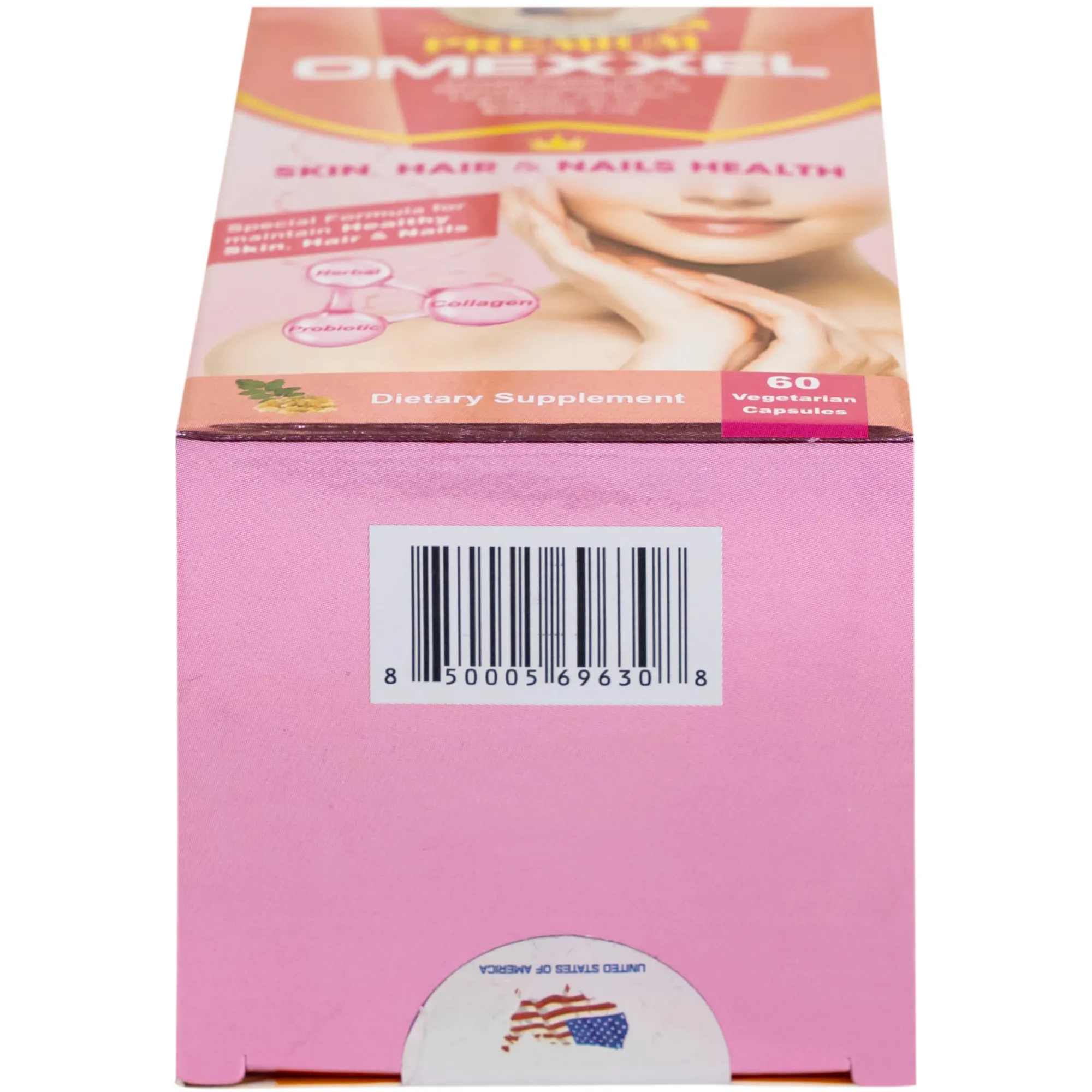 VIÊN UỐNG CẢI THIỆN DA, TÓC, MÓNG PREMIUM OMEXXEL SKIN, HAIR & NAILS HEALTH 60V 12