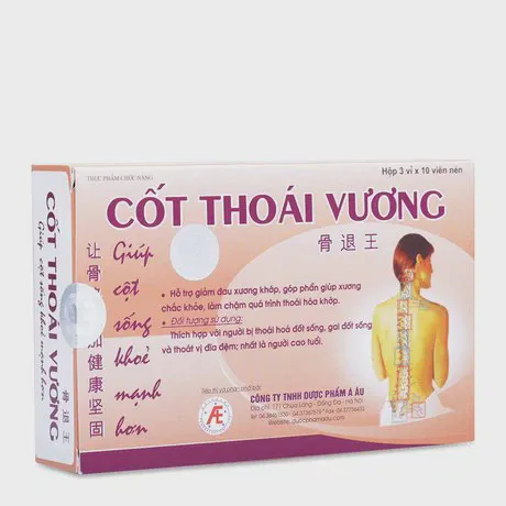 Thực phẩm bảo vệ sức khoẻ: Cốt Thoái Vương