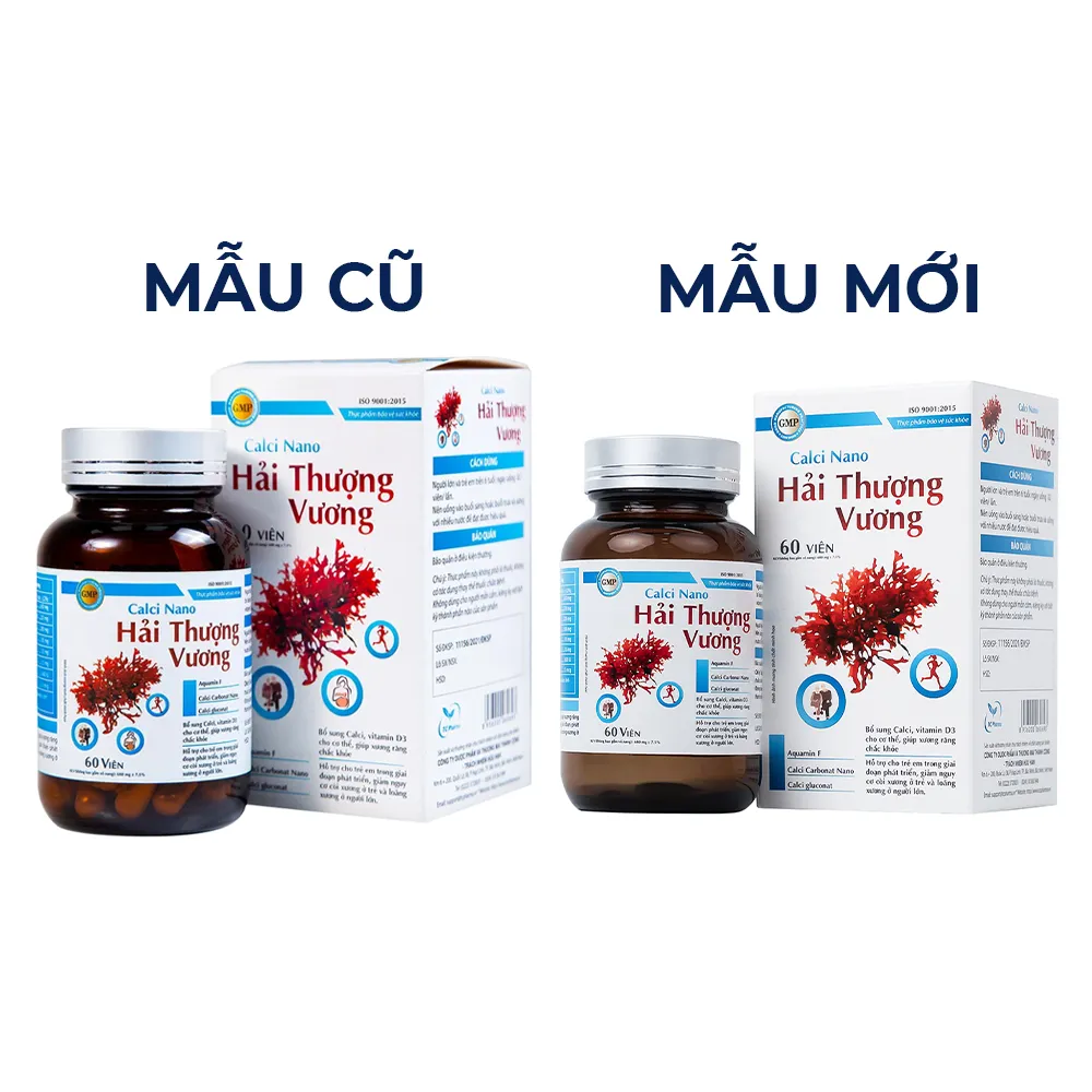 VIÊN UỐNG CALCI NANO HẢI THƯỢNG VƯƠNG 60V 2