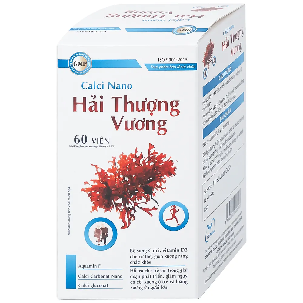 VIÊN UỐNG CALCI NANO HẢI THƯỢNG VƯƠNG 60V 3