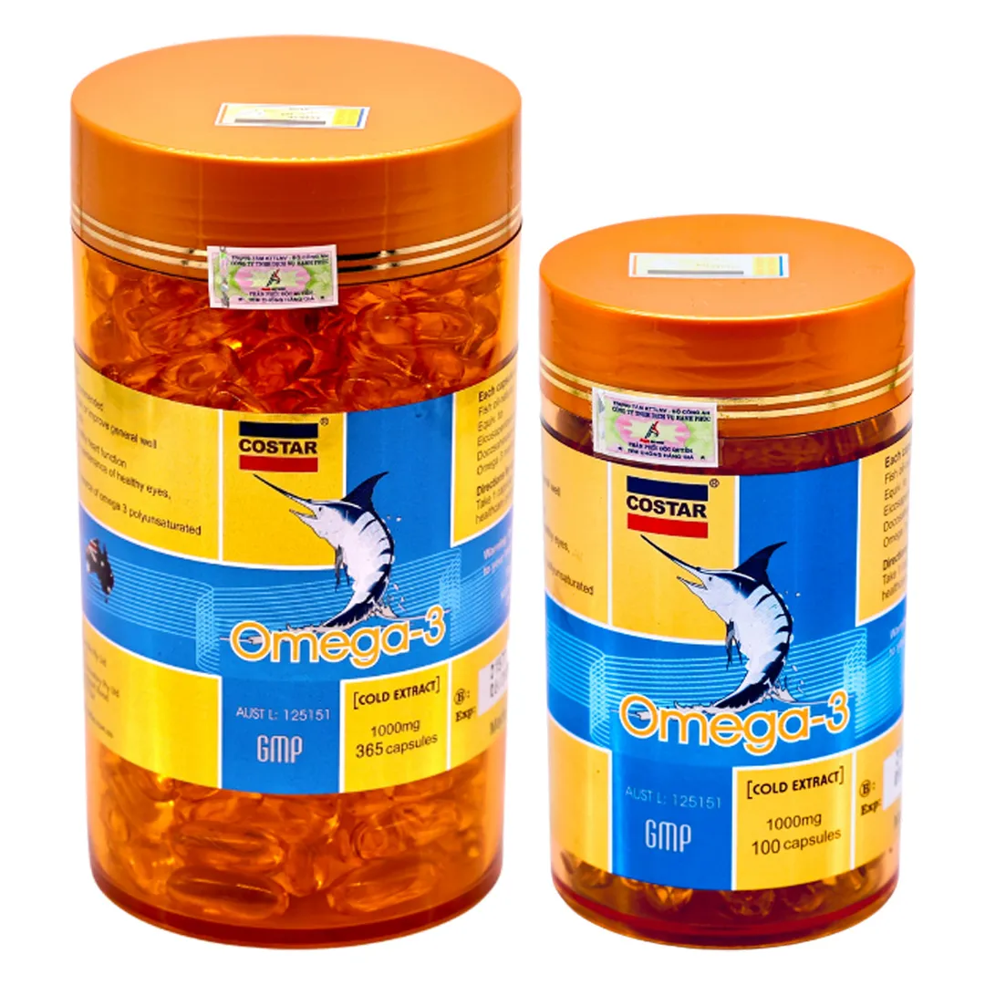 Viên Uống Costar Dầu Cá 1000mg Omega 3