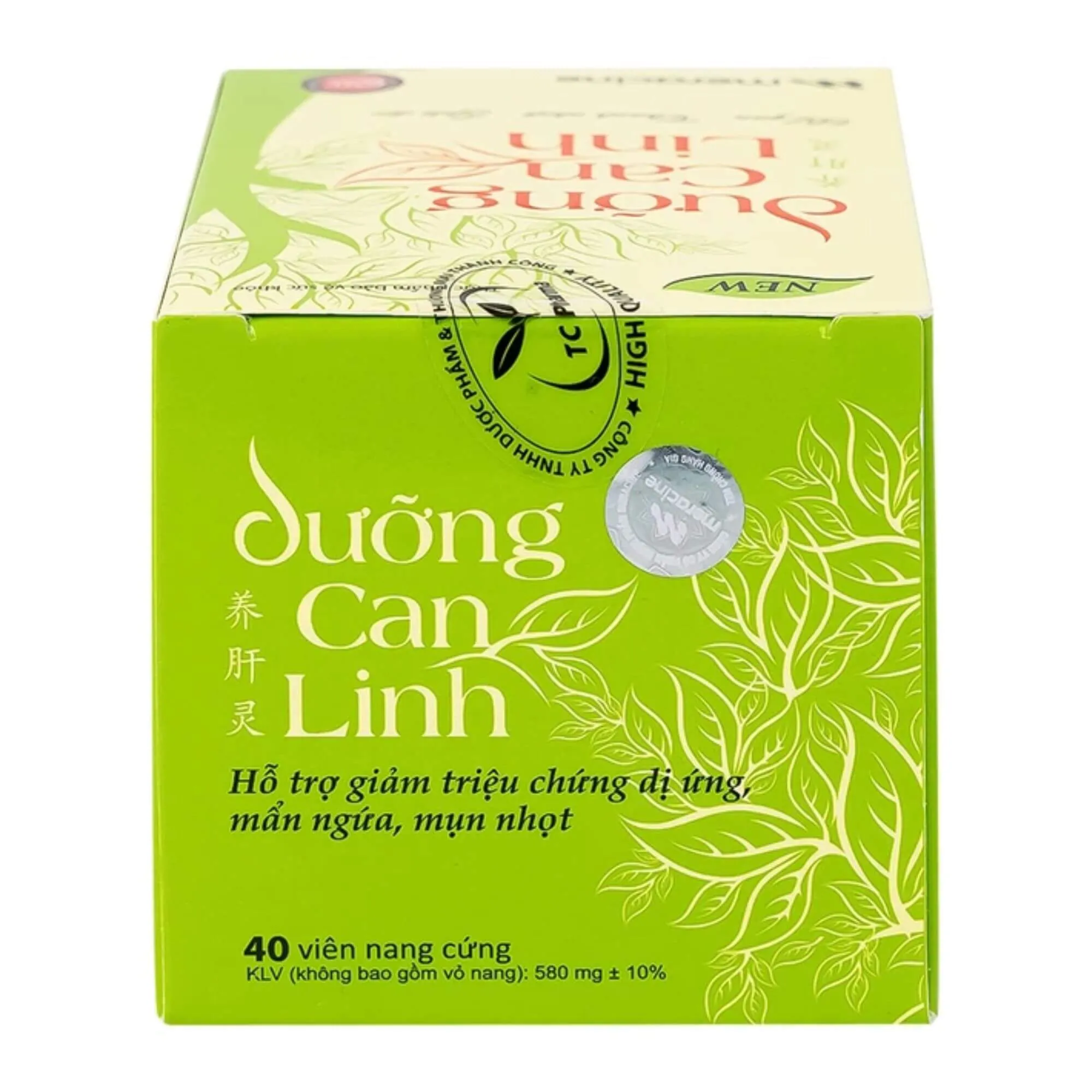 Viên Uống Dưỡng Can Linh – Bổ gan, Thanh nhiệt, Giải độc (40 Viên) 6