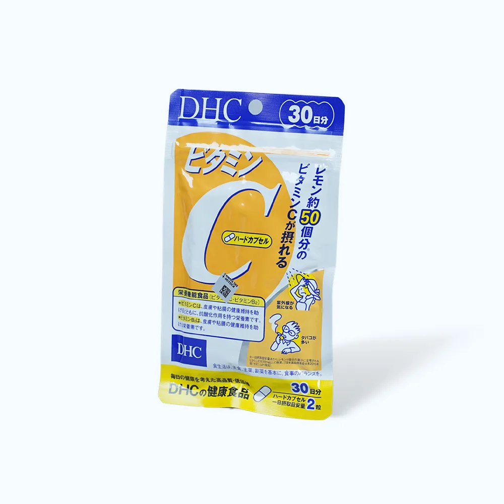 Viên uống DHC Vitamin C Hard Capsule (Gói 60 viên) giúp sáng da 2