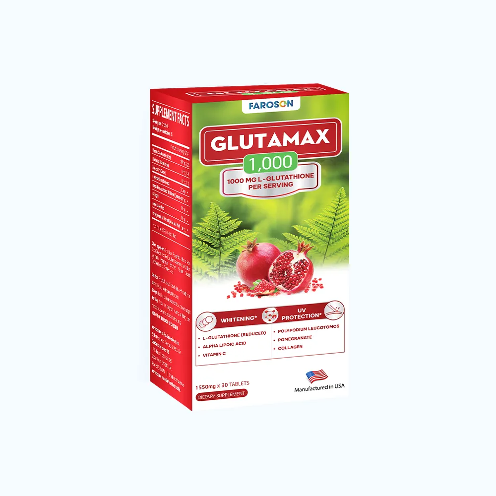 Viên uống Faroson Glutamax 1000 (hộp 30 viên) làm đẹp, chống lão hóa da 2