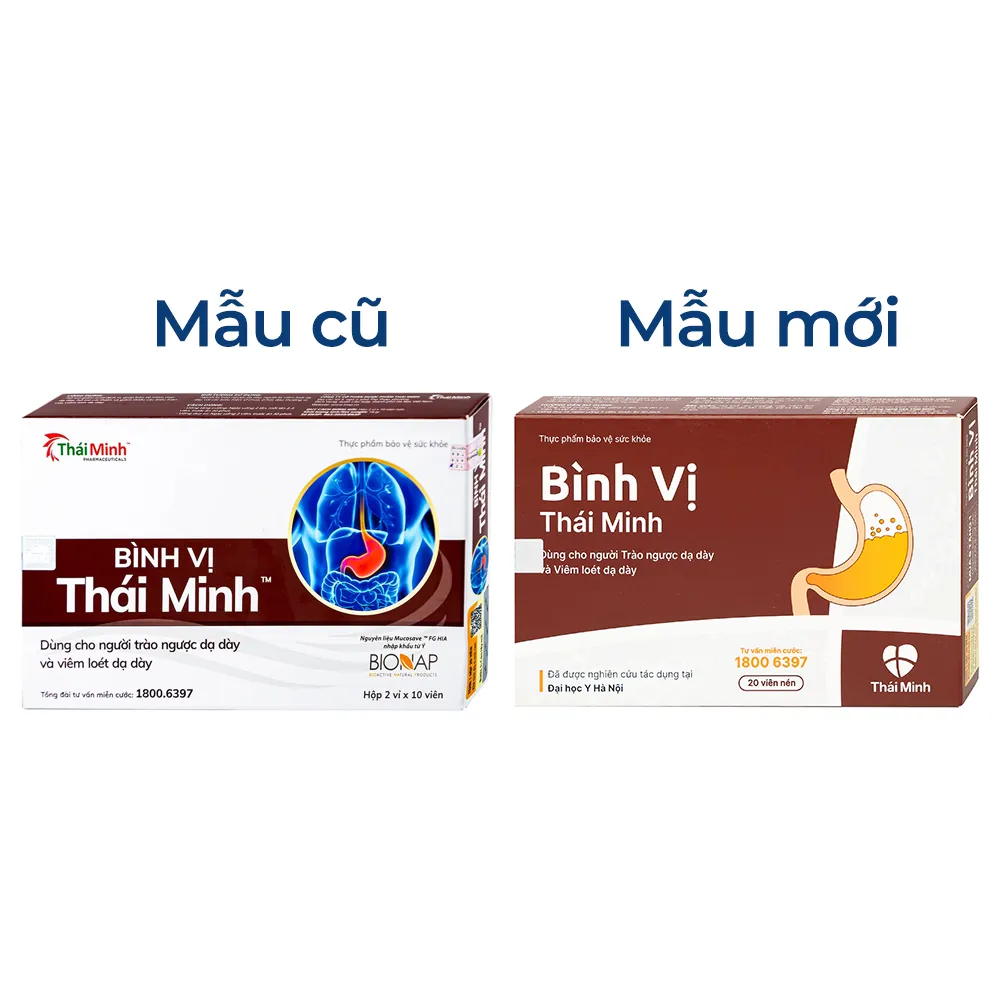 VIÊN UỐNG GIẢM ACID DỊCH VỊ BÌNH VỊ THÁI MINH 2X10 2