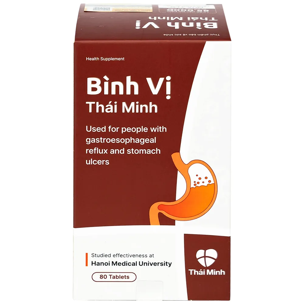 VIÊN UỐNG GIẢM ACID DỊCH VỊ BÌNH VỊ THÁI MINH 80V 9