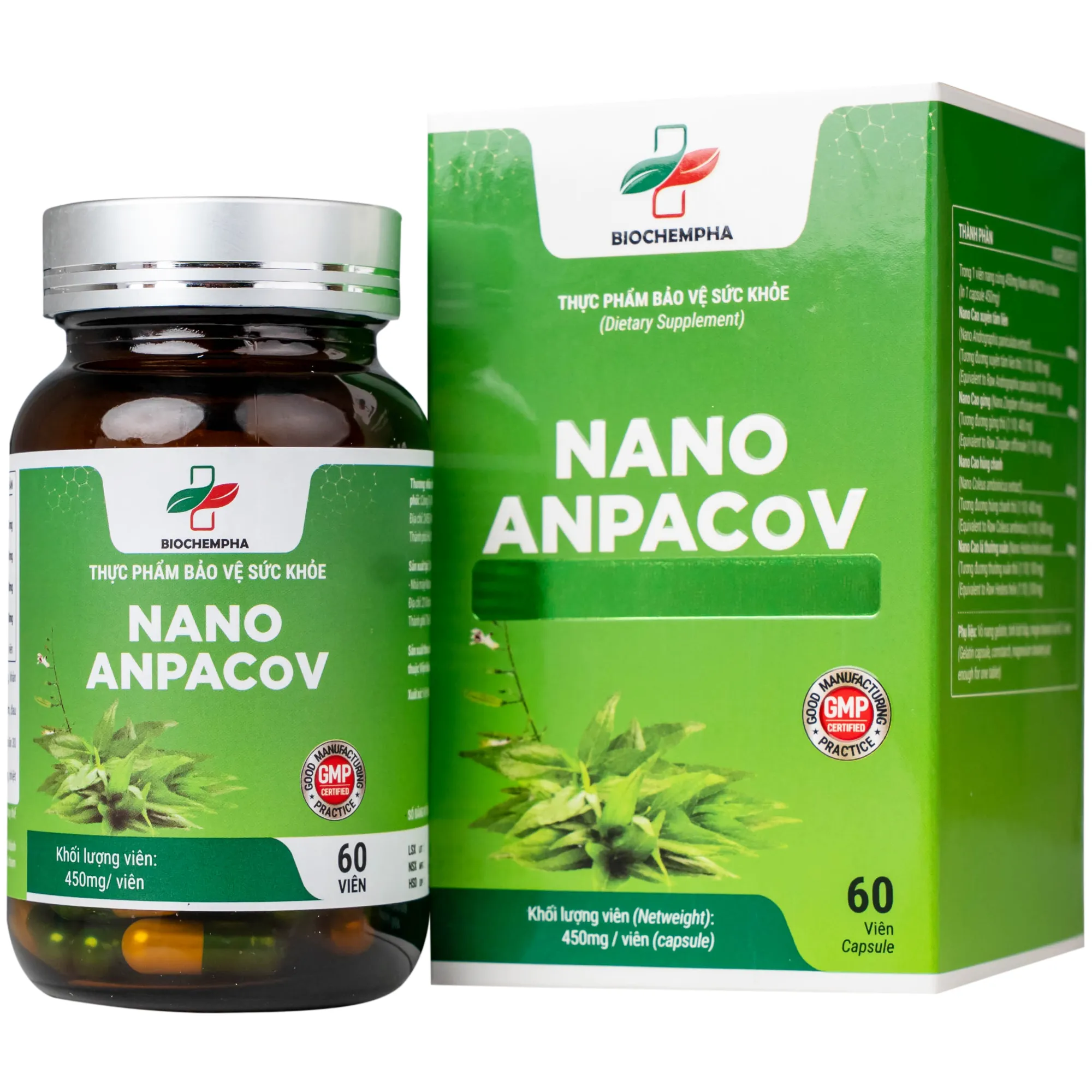 VIÊN UỐNG GIẢM HO NANO ANPACOV BIOCHEMPHA 60V